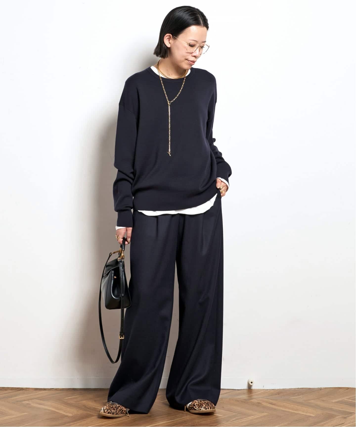 イージーワイドパンツ(フラノ)2（スラックス）｜AP STUDIO（エーピー