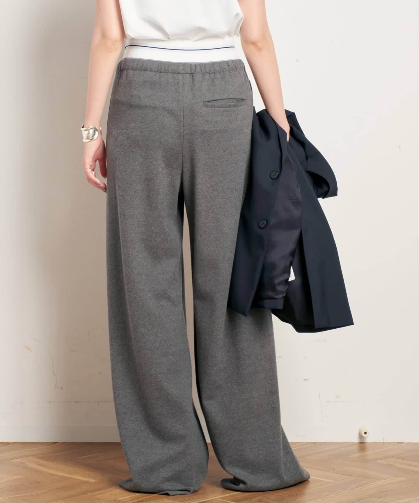 AP ROSSIパンツ AP STUDIO パンツ 「ROSSI/ロッシ」レイヤードコットンパンツ