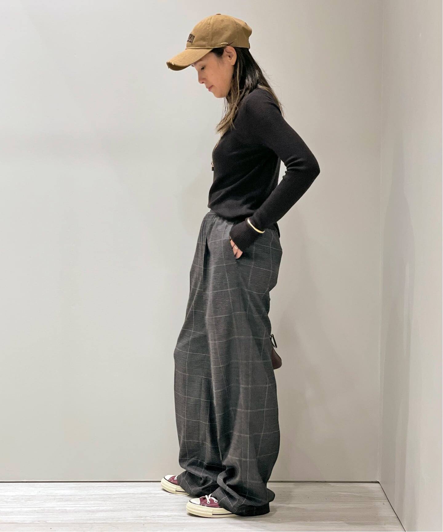 AP ROSSIパンツ AP STUDIO パンツ 「ROSSI/ロッシ」レイヤードコットンパンツ