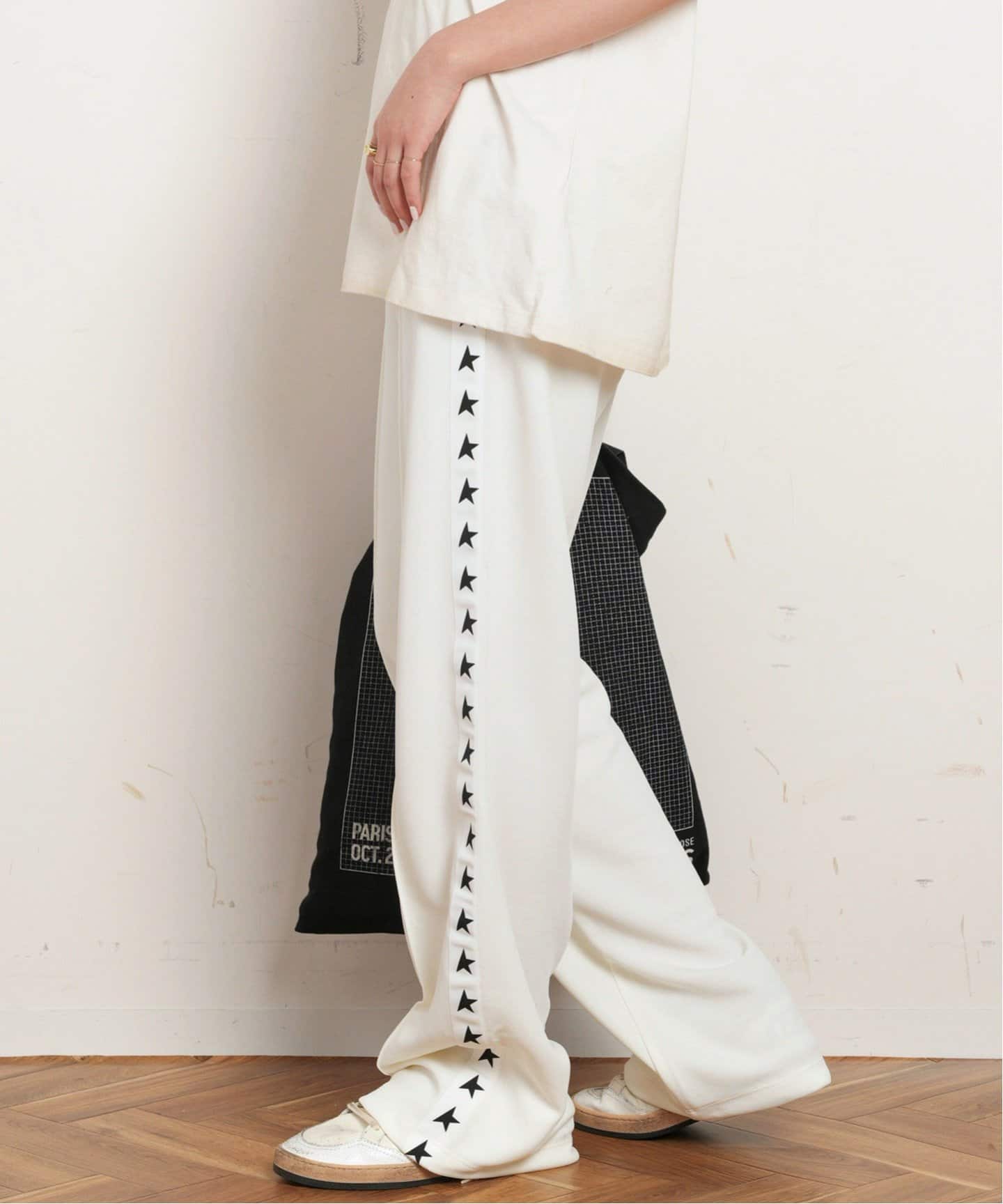あ　GOLDEN GOOSE PANT TEXAS　27サイズ GOLDEN GOOSE Golden cashmere and wool-blend track pants