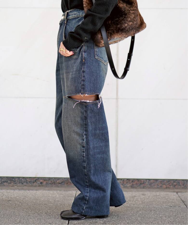 Maison Margiela/メゾン マルジェラ】5-pocket cut off denim（デニム 