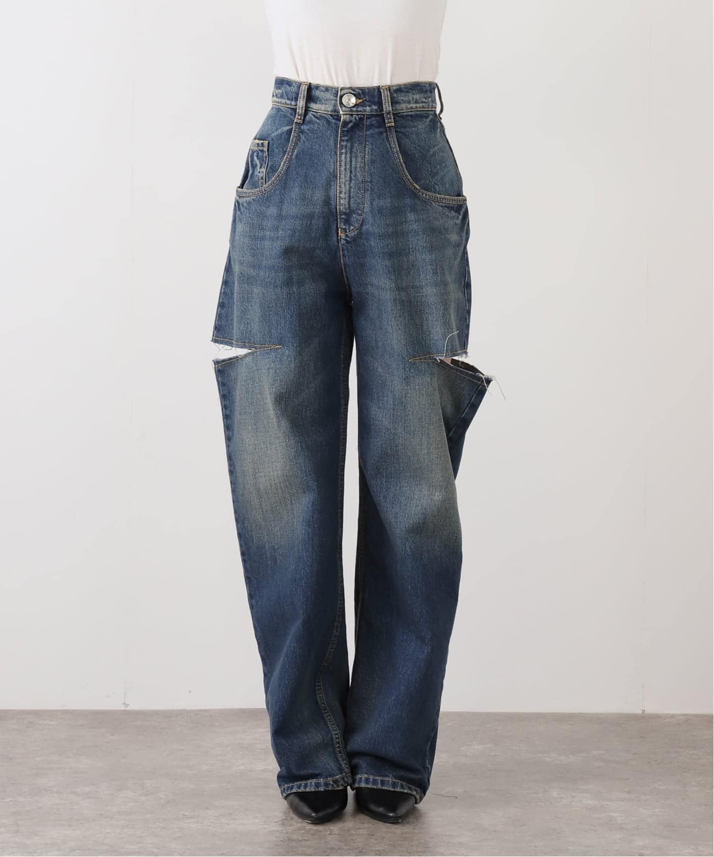 Maison Margiela/メゾン マルジェラ】5-pocket cut off denim（デニム