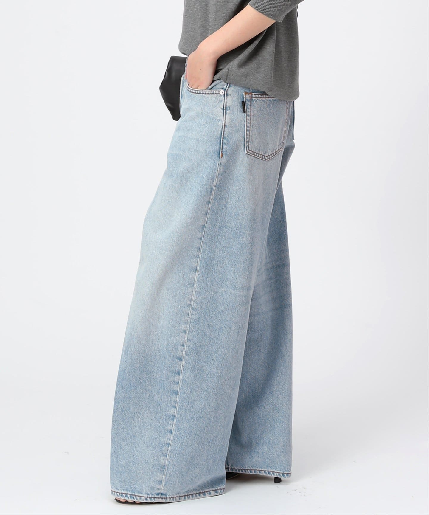 HAIKURE/ハイクル】BETHANY BLUE AQUA denim（スラックス）｜AP