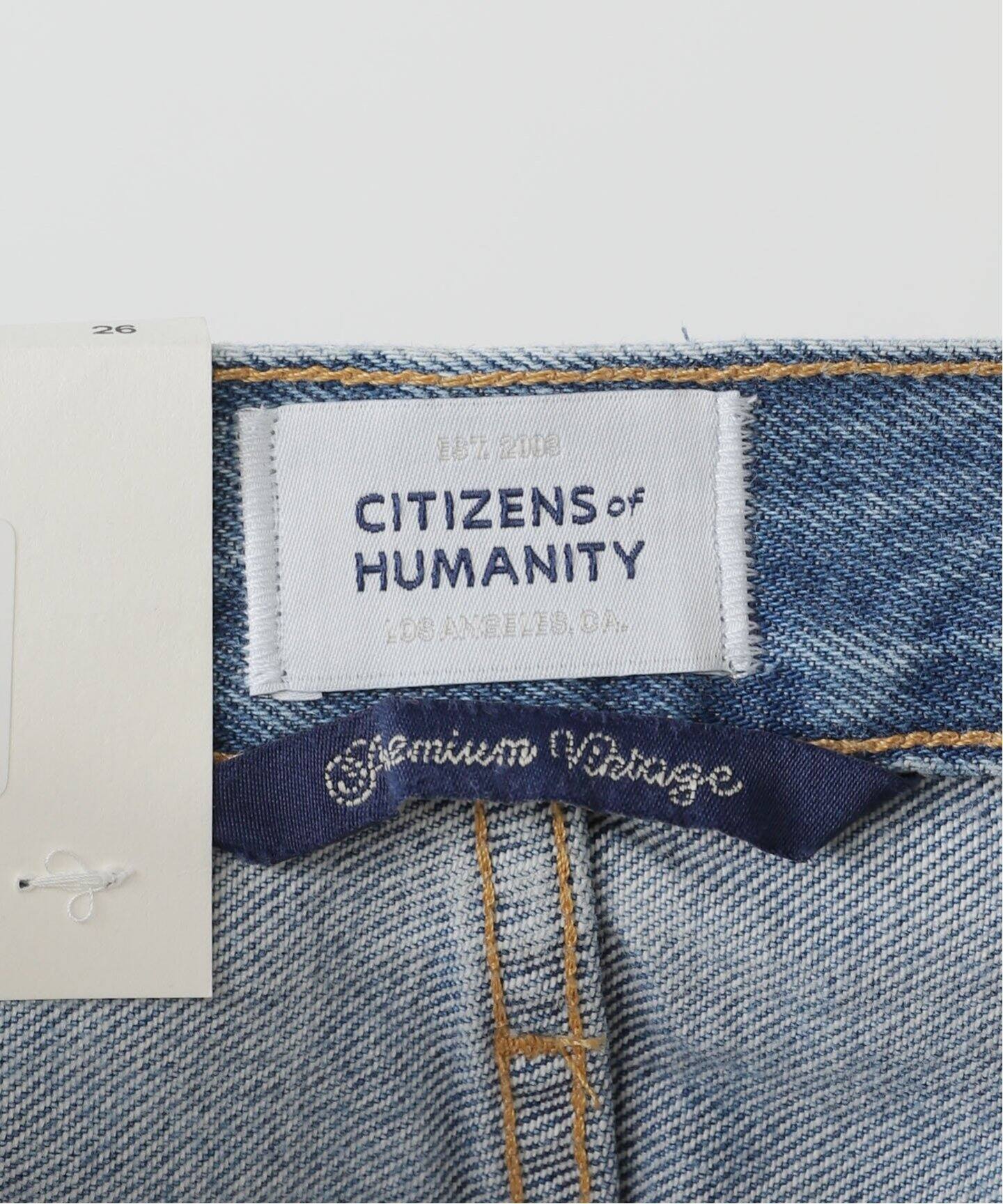 AP STUDIO 【CITIZENS of HUMANITYカラーデニム CITIZENS of HUMANITY】ANNINA ハイウエストジーンズ（デニム