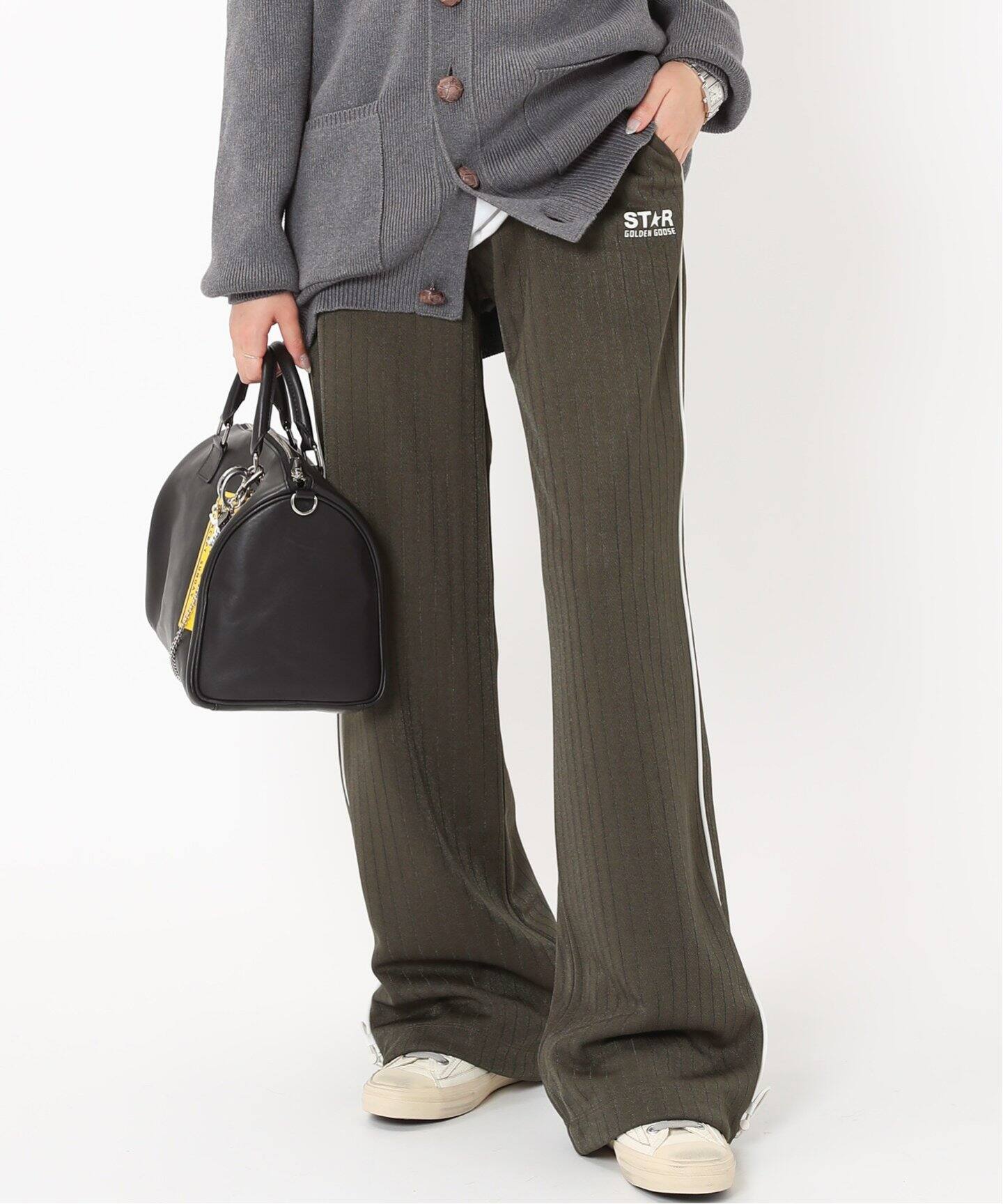 GOLDEN GOOSE / ゴールデングース】ワイドジョギングパンツ（ジャージ 