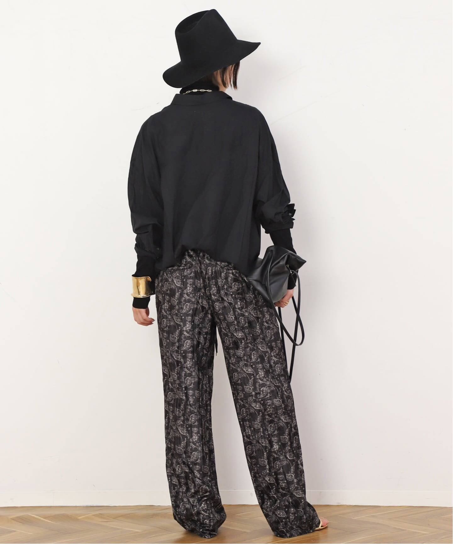 COUTURE D'ADAM/クチュールドアダム】Paisley Velvet Dress Easy