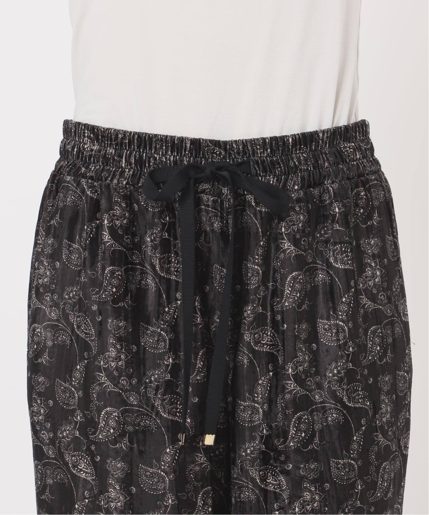 COUTURE D'ADAM/クチュールドアダム】Paisley Velvet Dress Easy