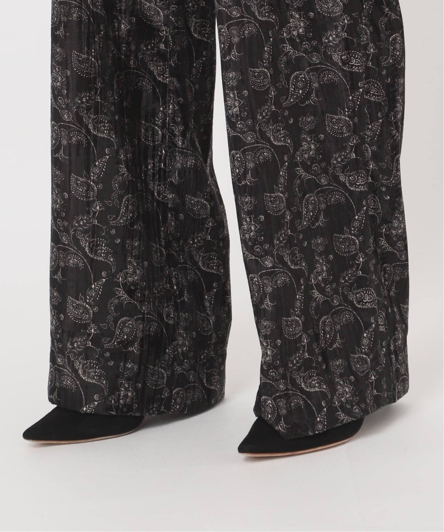 COUTURE D'ADAM/クチュールドアダム】Paisley Velvet Dress Easy