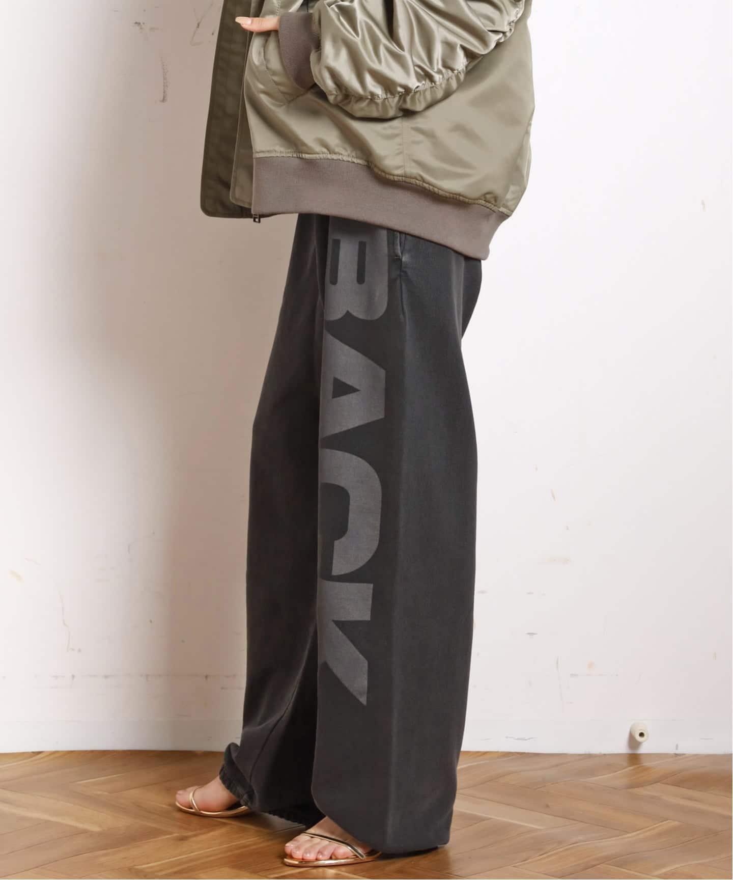 StandAlone/スタンド アローン】BACK SWEAT JOGGER PANT（スウェット