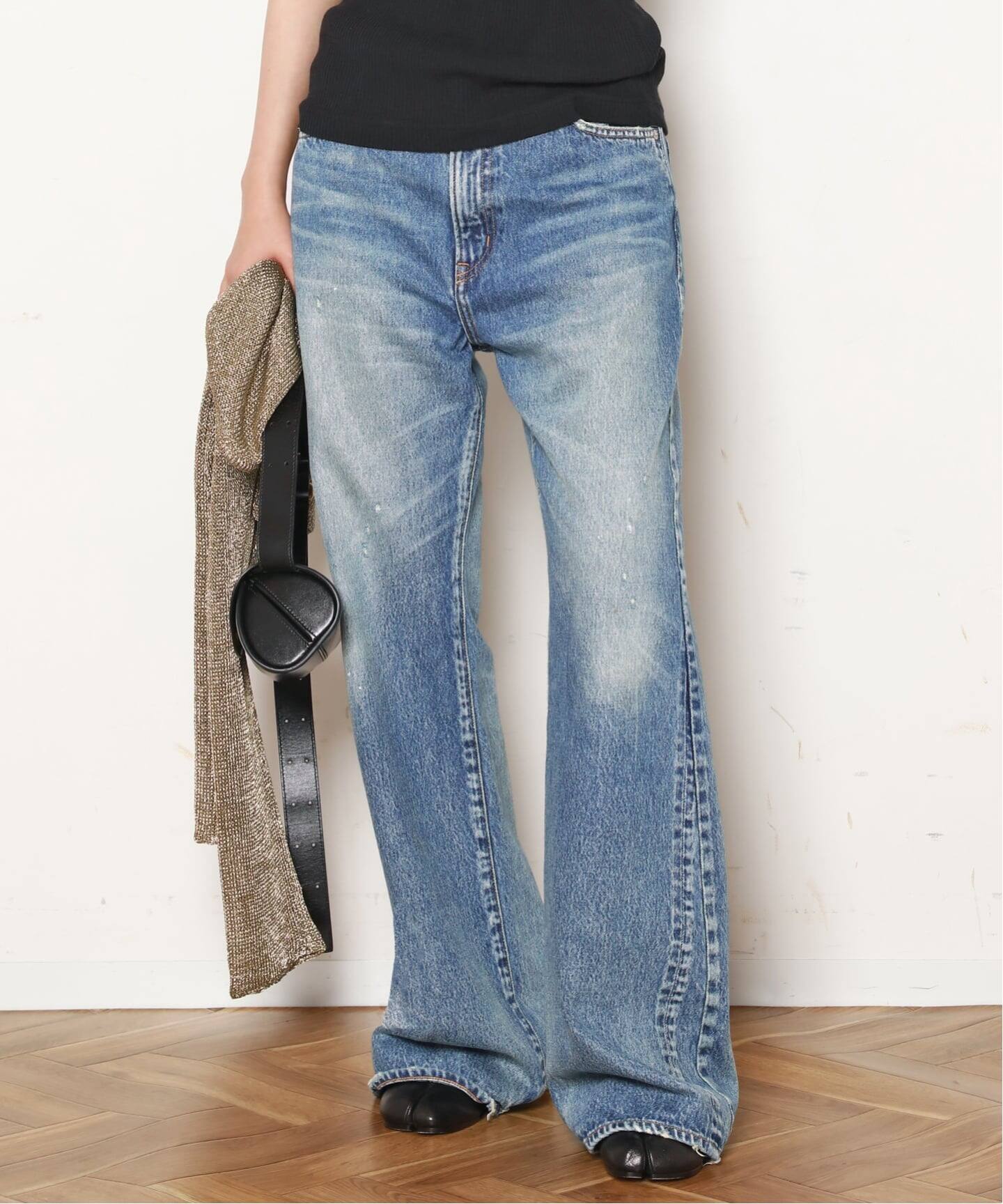AP STUDIO 別注ニードバイヘリテージフレアデニム27　超美品 NEEDBY heritage/ニードバイヘリテージ】別注Flare Fit Denim（デニム