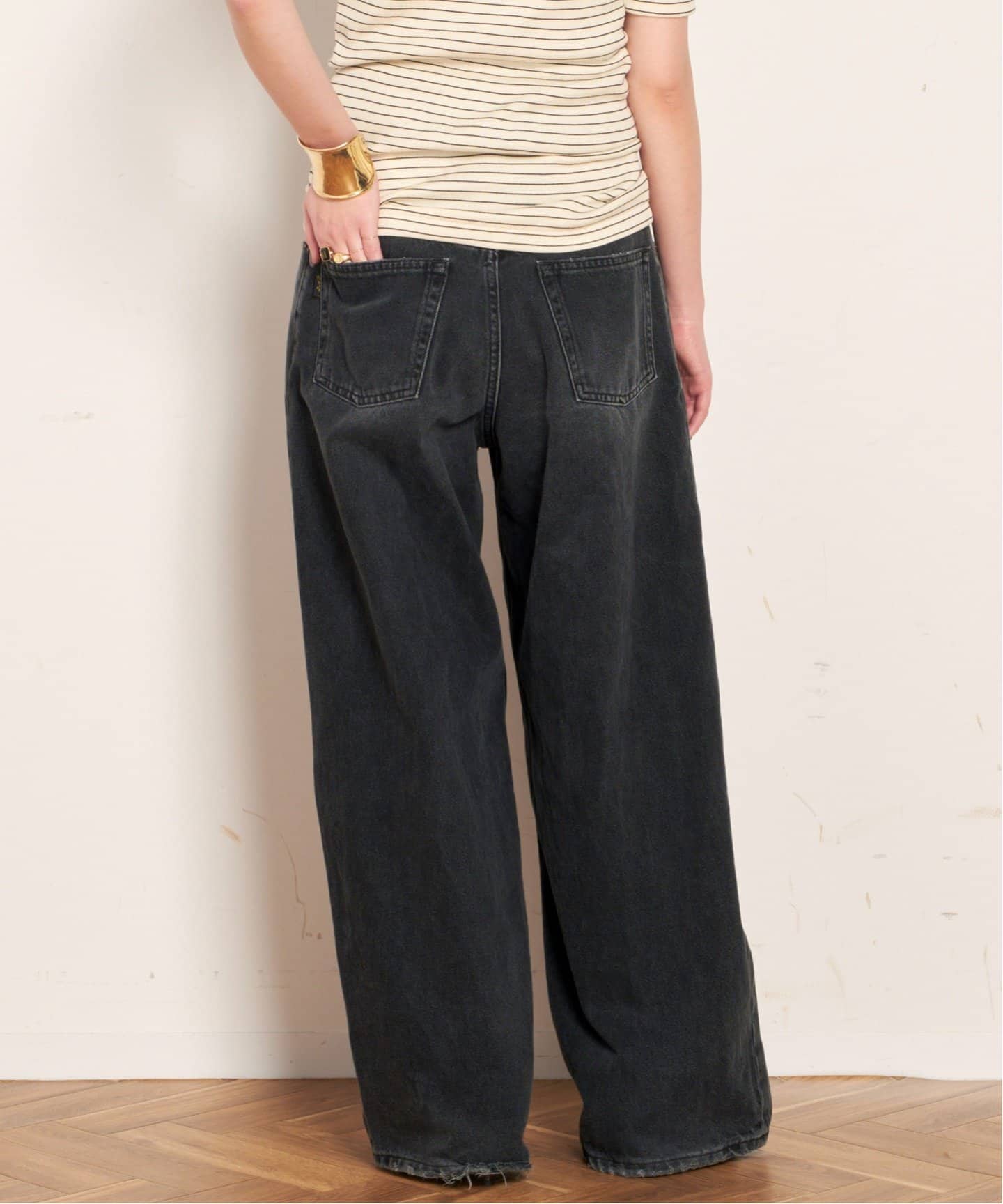 HAIKURE/ハイクル】BETHANY Black（デニムパンツ・ジーンズ）｜AP