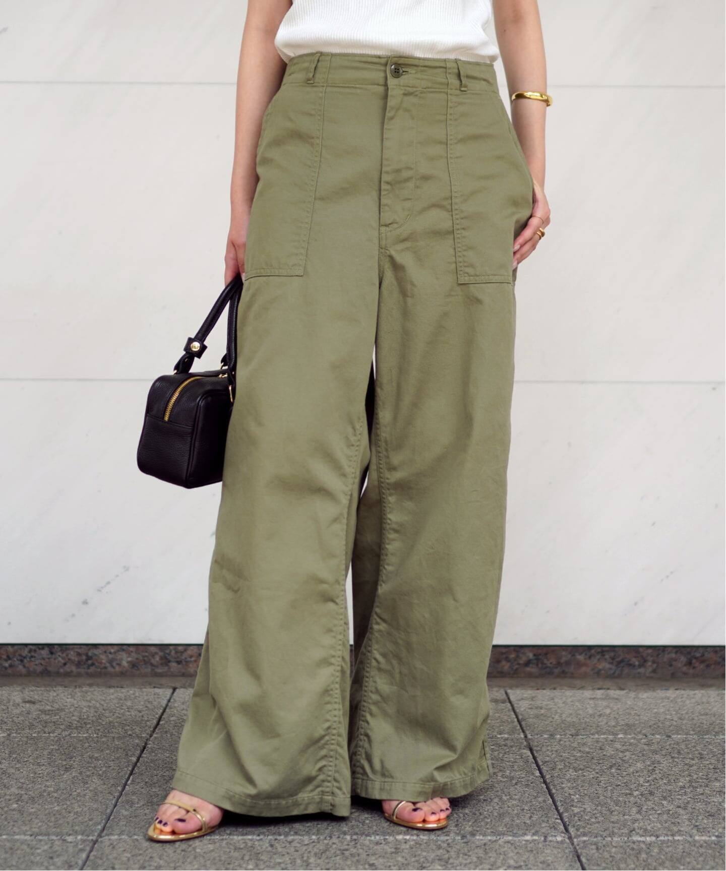 最終値下美品【ATTICKBYJOHNBULL】MILITARY パンツ　36 ATTICK BY JOHNBULL/アティック バイ ジョンブル】 MILITARY