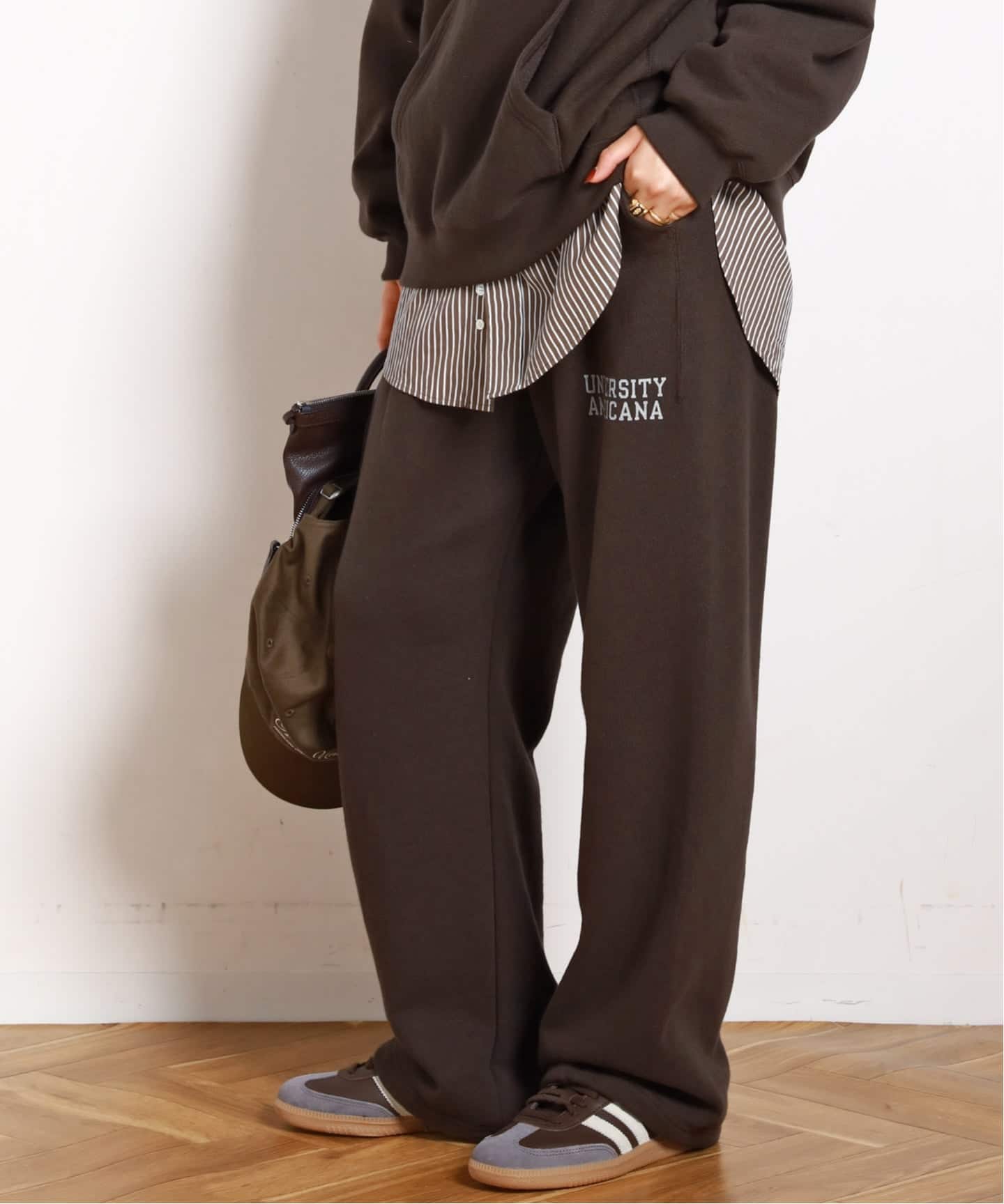 AMERICANA/アメリカーナ】別注UNIVERSITY AME SWEAT PANTS（スウェット