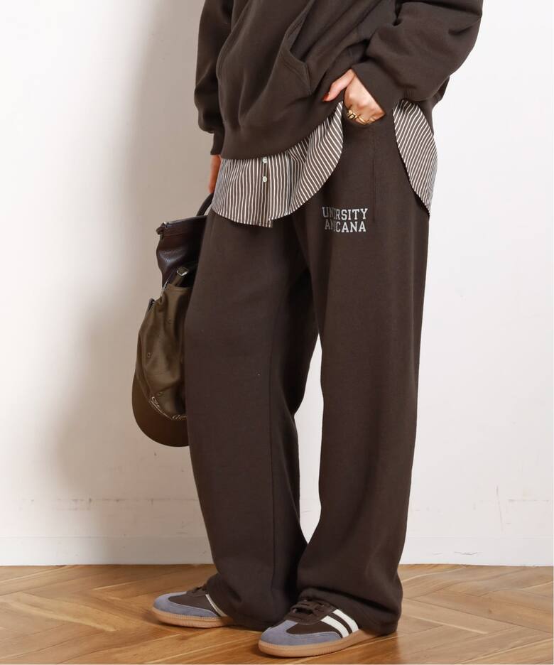 AMERICANA/アメリカーナ】別注UNIVERSITY AME SWEAT PANTS（スウェット  