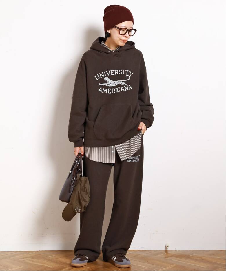 AMERICANA/アメリカーナ】別注UNIVERSITY AME SWEAT PANTS（スウェット  