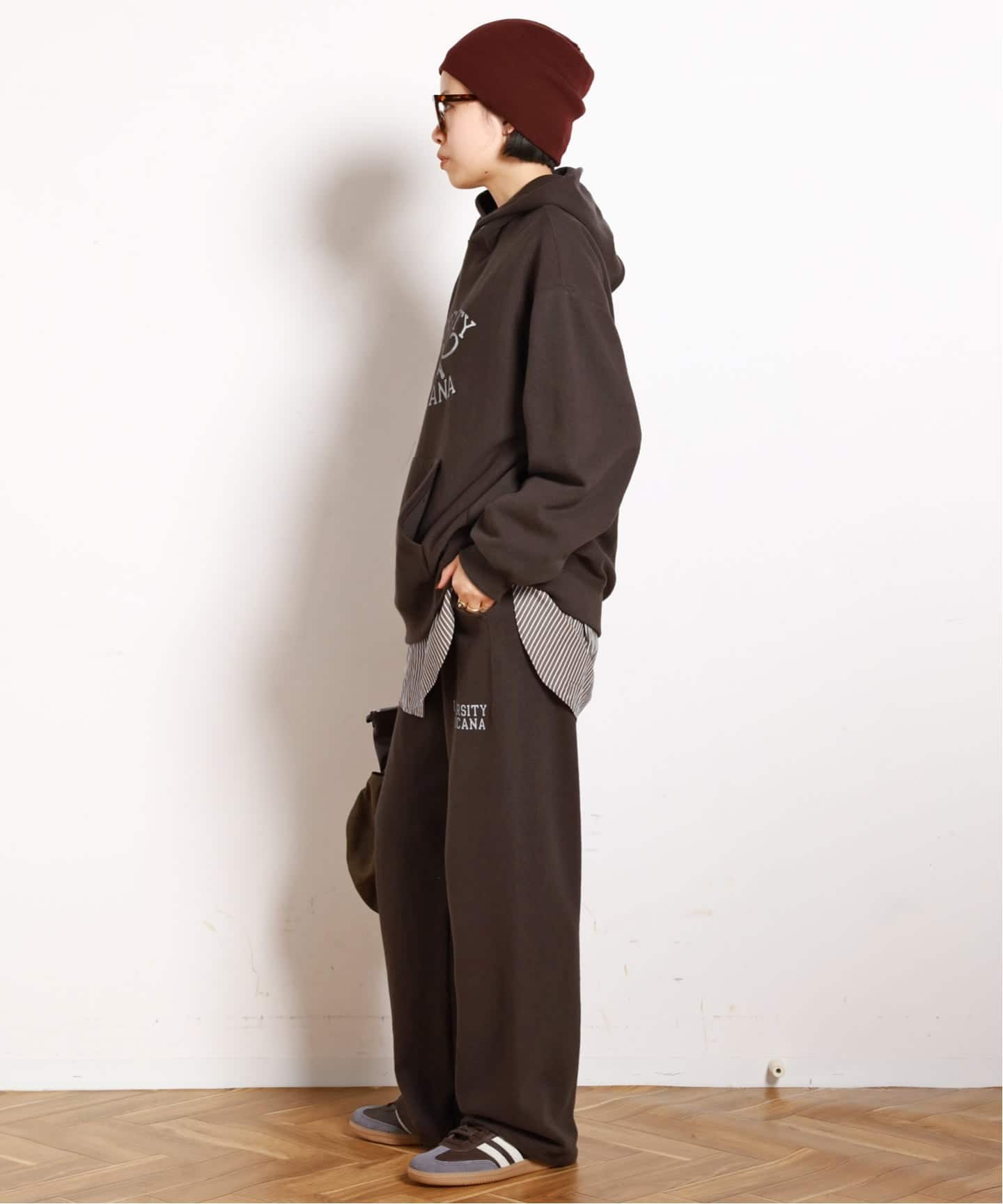 AMERICANA/アメリカーナ】別注UNIVERSITY AME SWEAT PANTS（スウェット