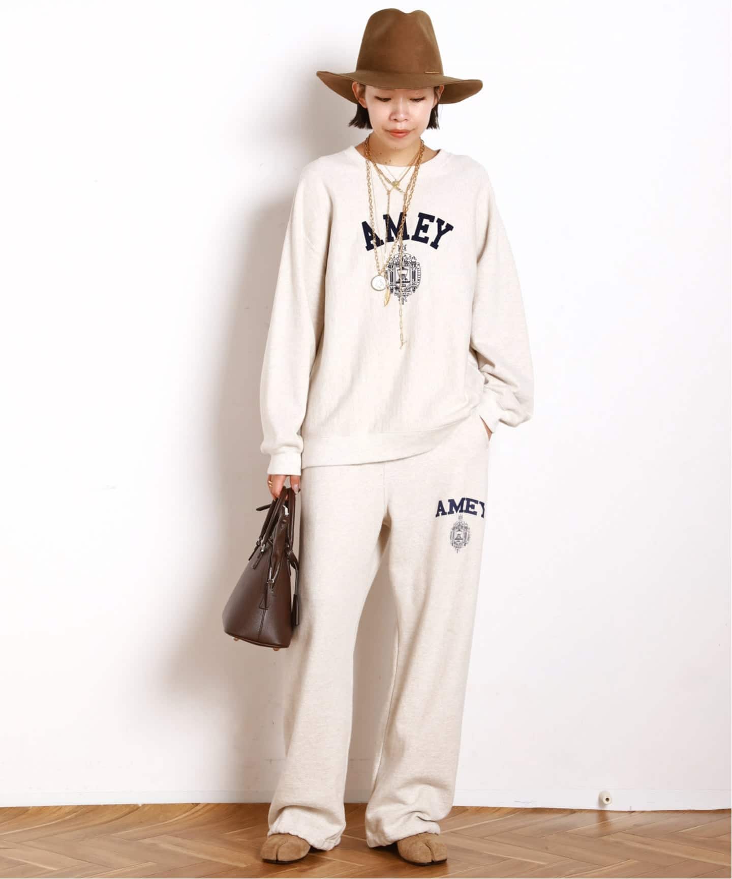 AMERICANA/アメリカーナ】別注 AMEY emblem SWEAT PANTS（スウェット