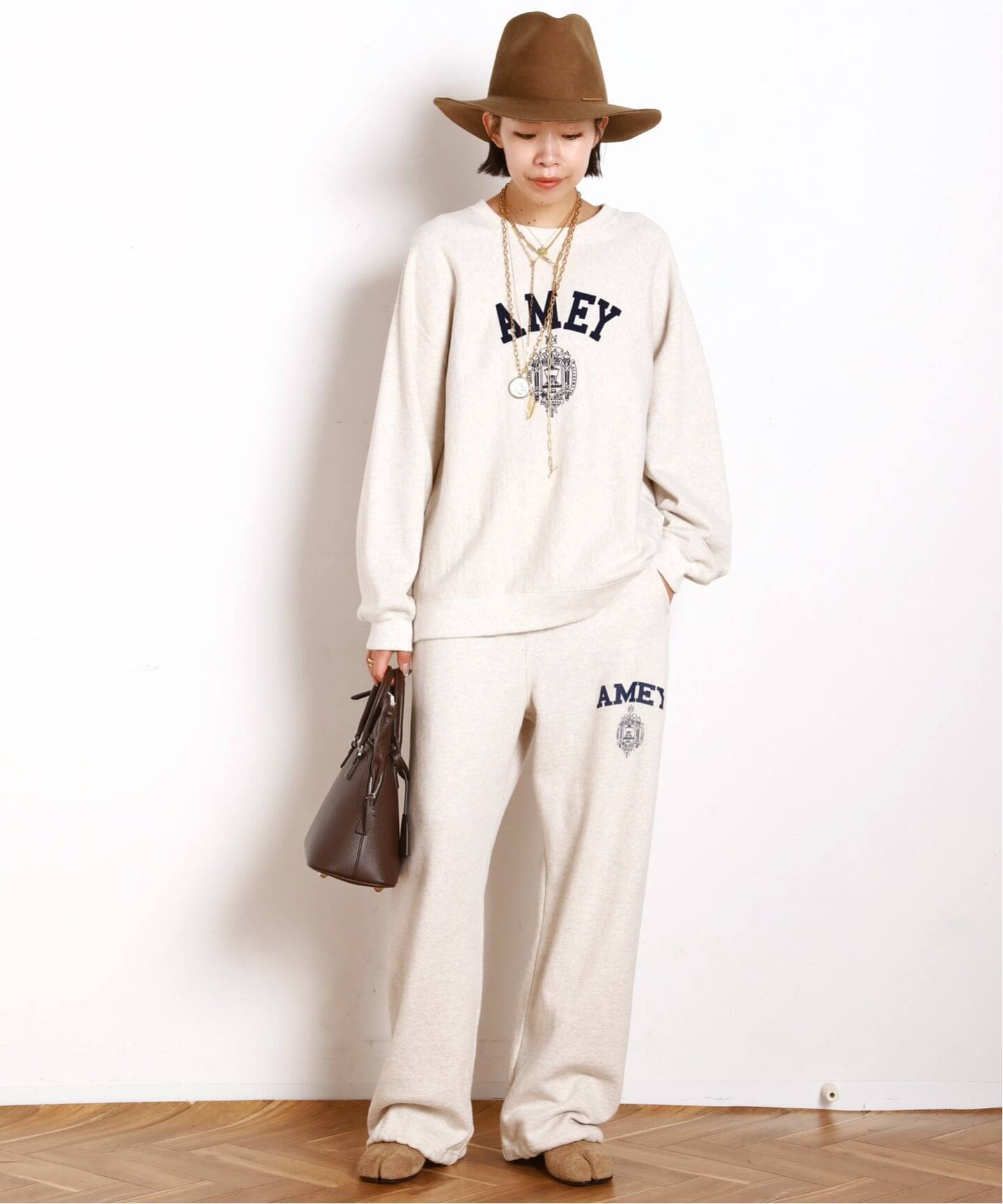 AMERICANA/アメリカーナ】別注 AMEY emblem SWEAT PANTS（スウェット 