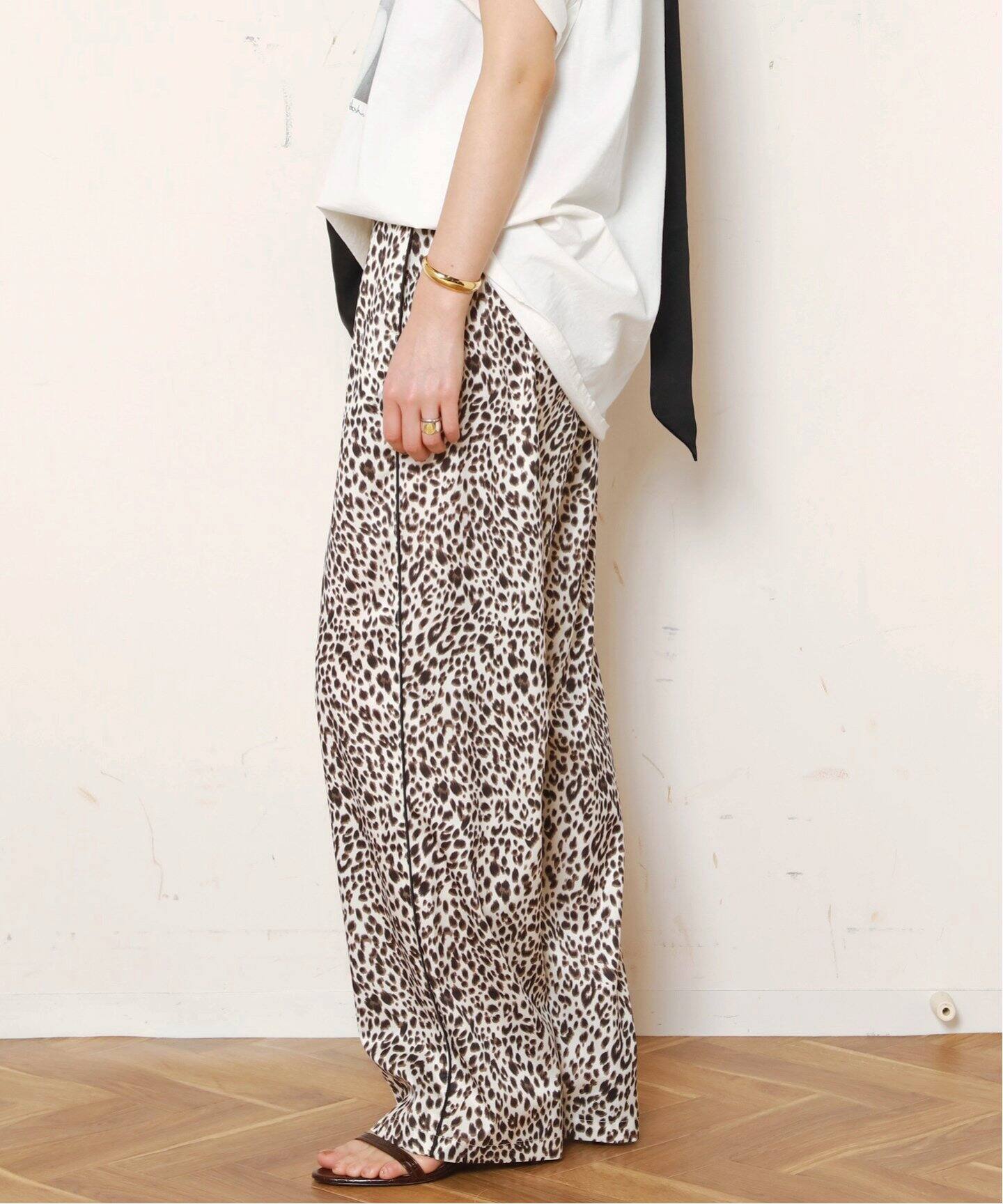 RELEVE Leopard Track Pants レオパードタックパンツ RELEVE Leopard Track Pants レオパードタックパンツ