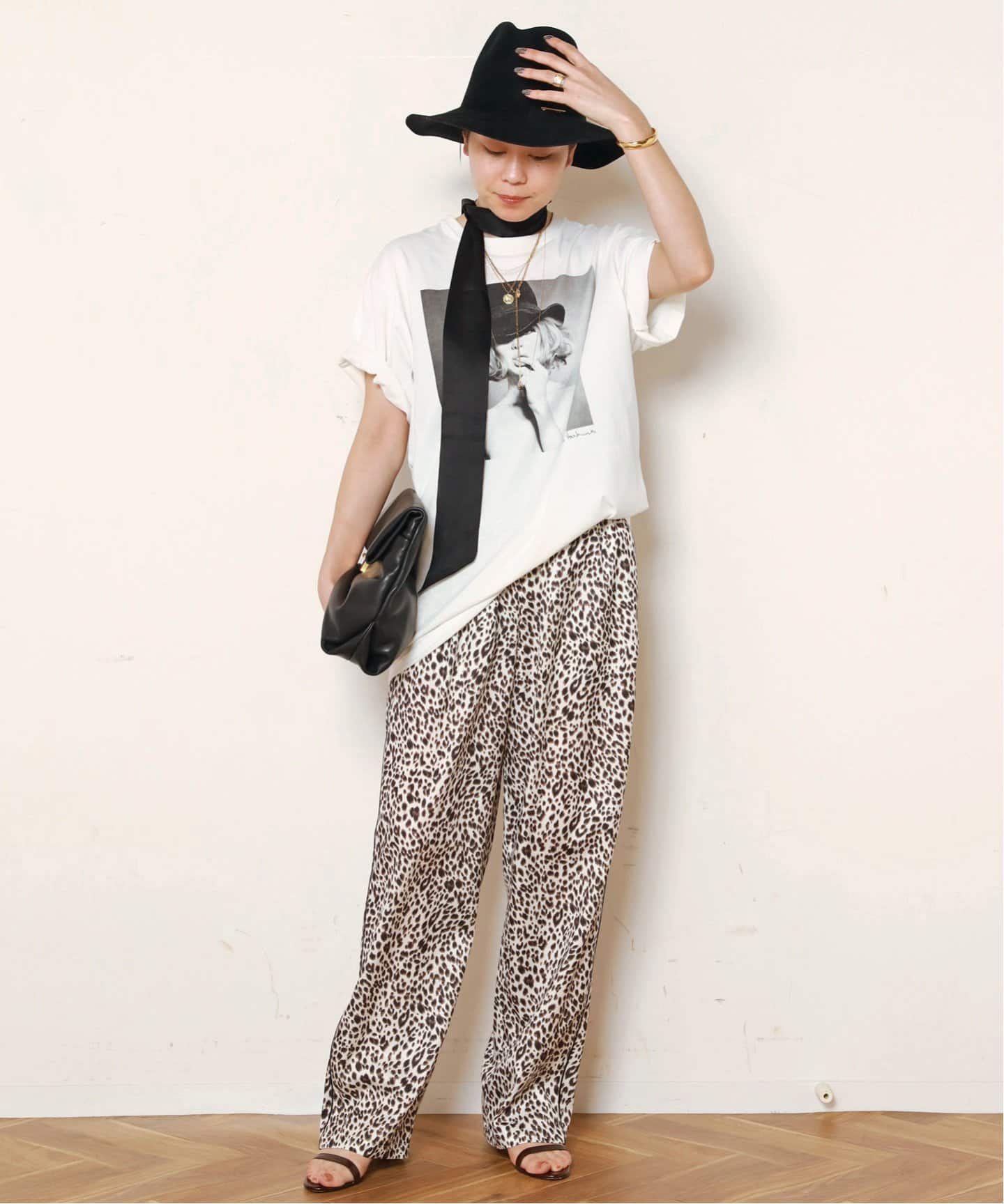RELEVE Leopard Track Pants レオパードタックパンツ RELEVE Leopard Track Pants レオパードタックパンツ RELEVE