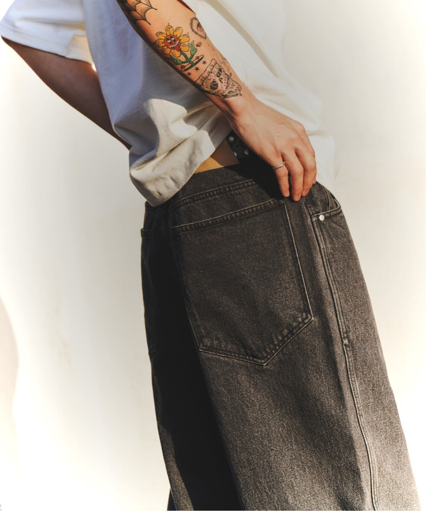 WISM ORIGINAL PRODUCT BAGGY DENIM PANT 1（デニムパンツ・ジーンズ