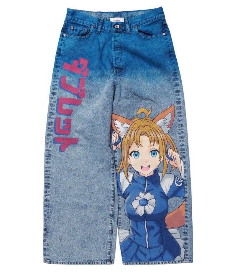 doublet / ダブレット】ANIME HAND-PAINTING DENIM PANTS（デニム 