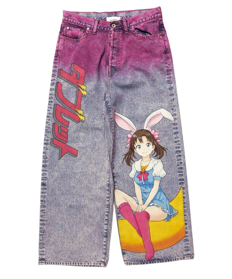 doublet / ダブレット】ANIME HAND-PAINTING DENIM PANTS（デニム 