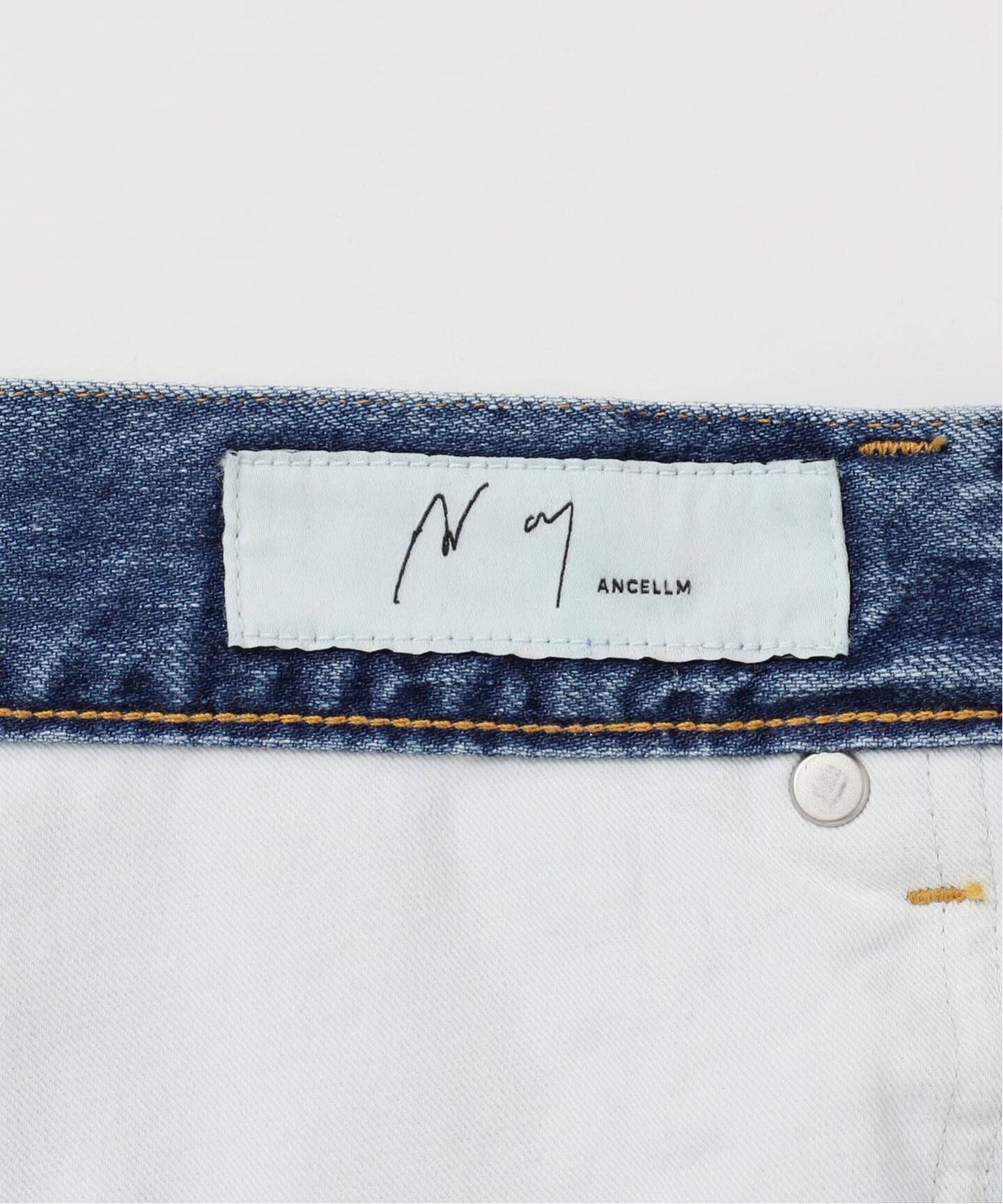 ANCELLM アンセルム ジーンズ デニムパンツ ヴィンテージ ファッション 経年変化”が楽しめるリペア加工メンズデニム、ウィズム別注の