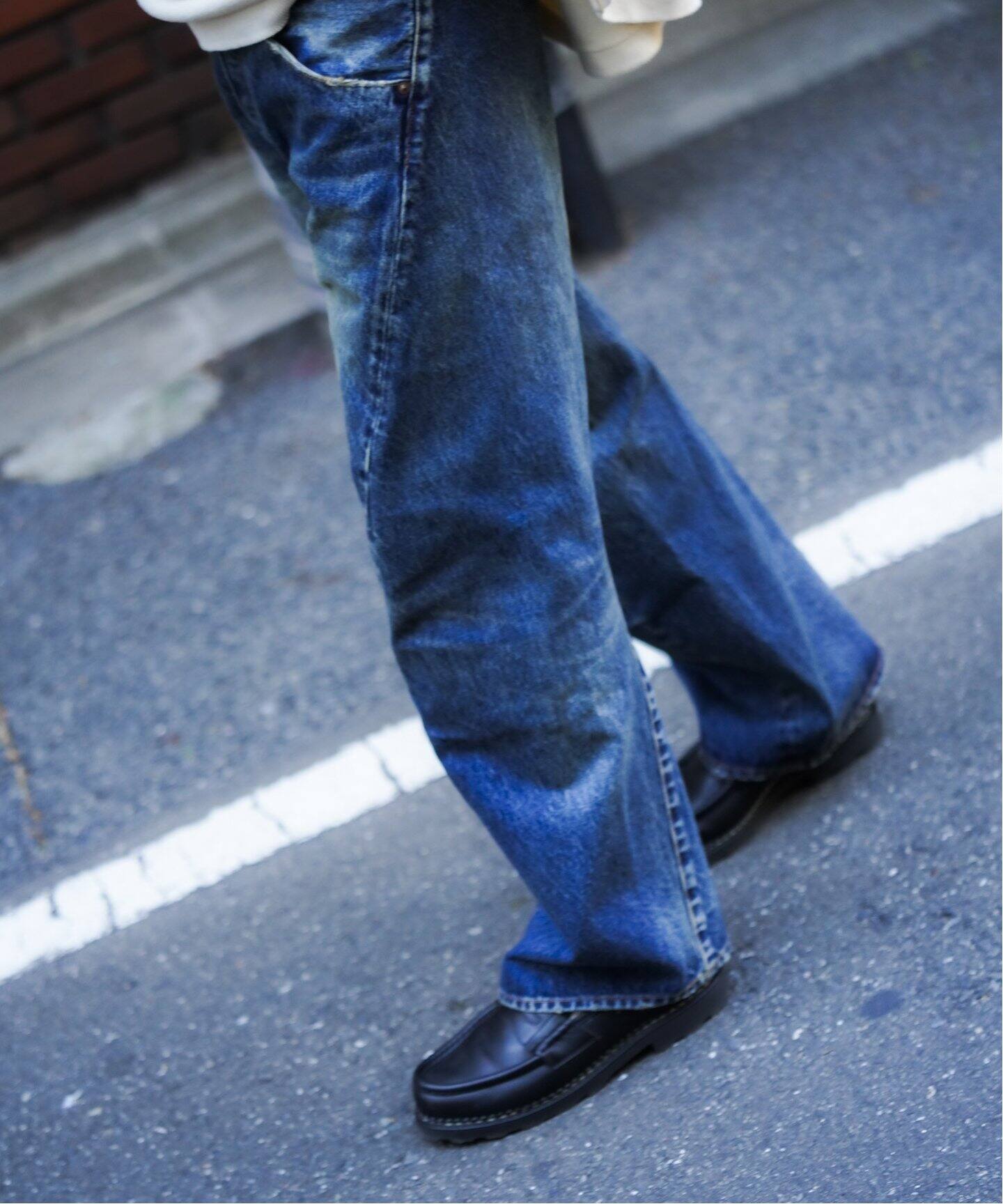 doublet / ダブレット】 USED FINISH DENIM PANTS 25SS12P T300 