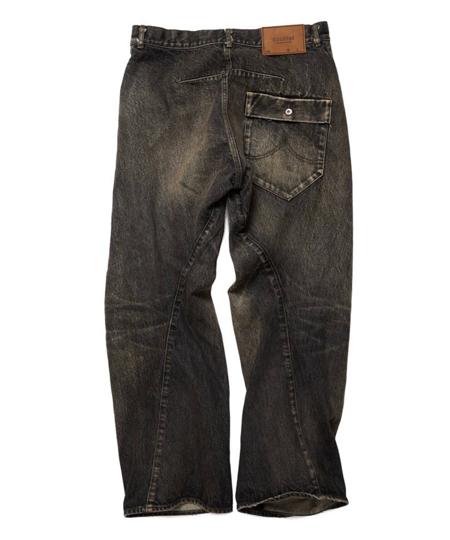 doublet / ダブレット】 USED FINISH DENIM PANTS 25SS12P T300 