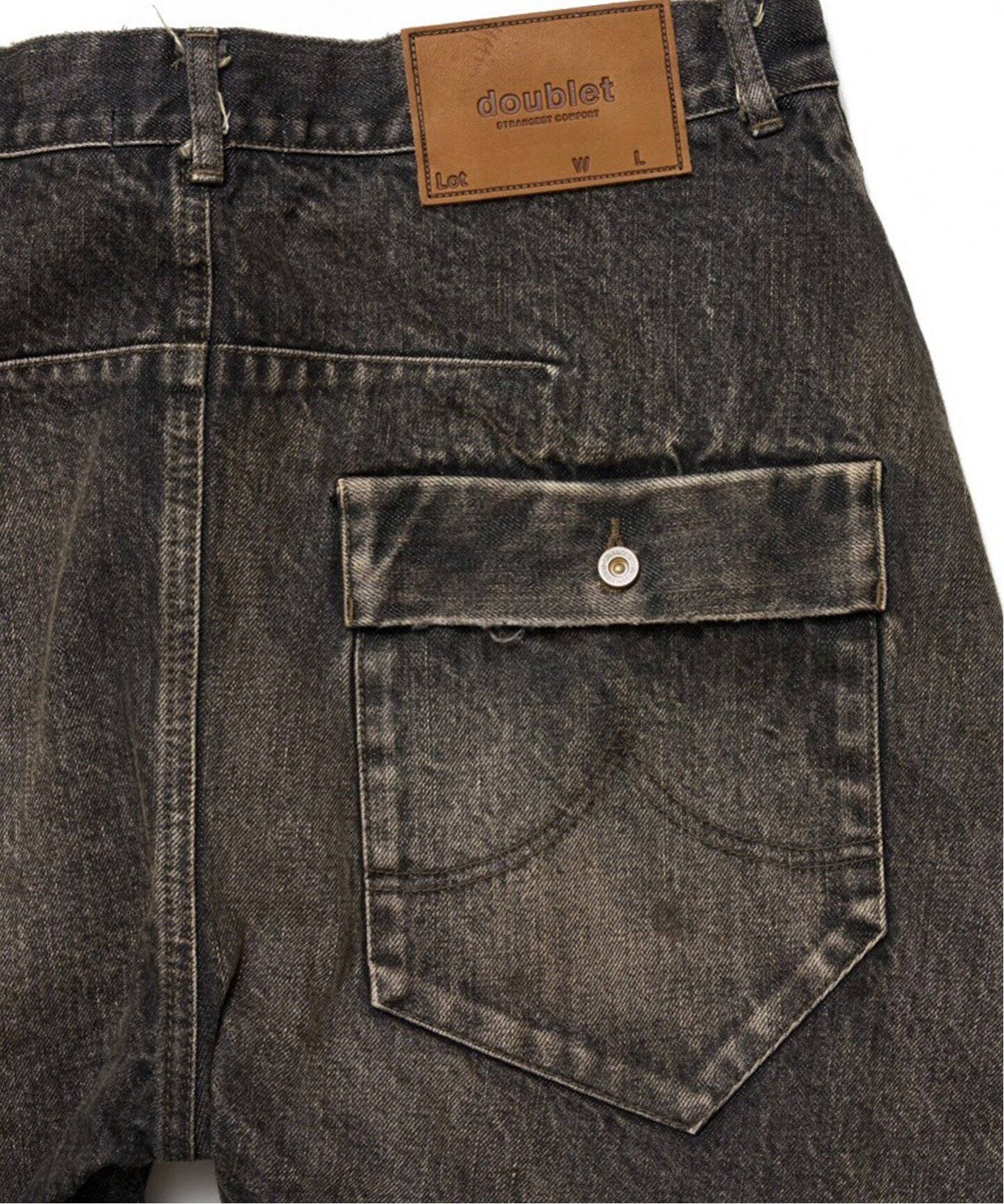 doublet / ダブレット】 USED FINISH DENIM PANTS 25SS12P T300 