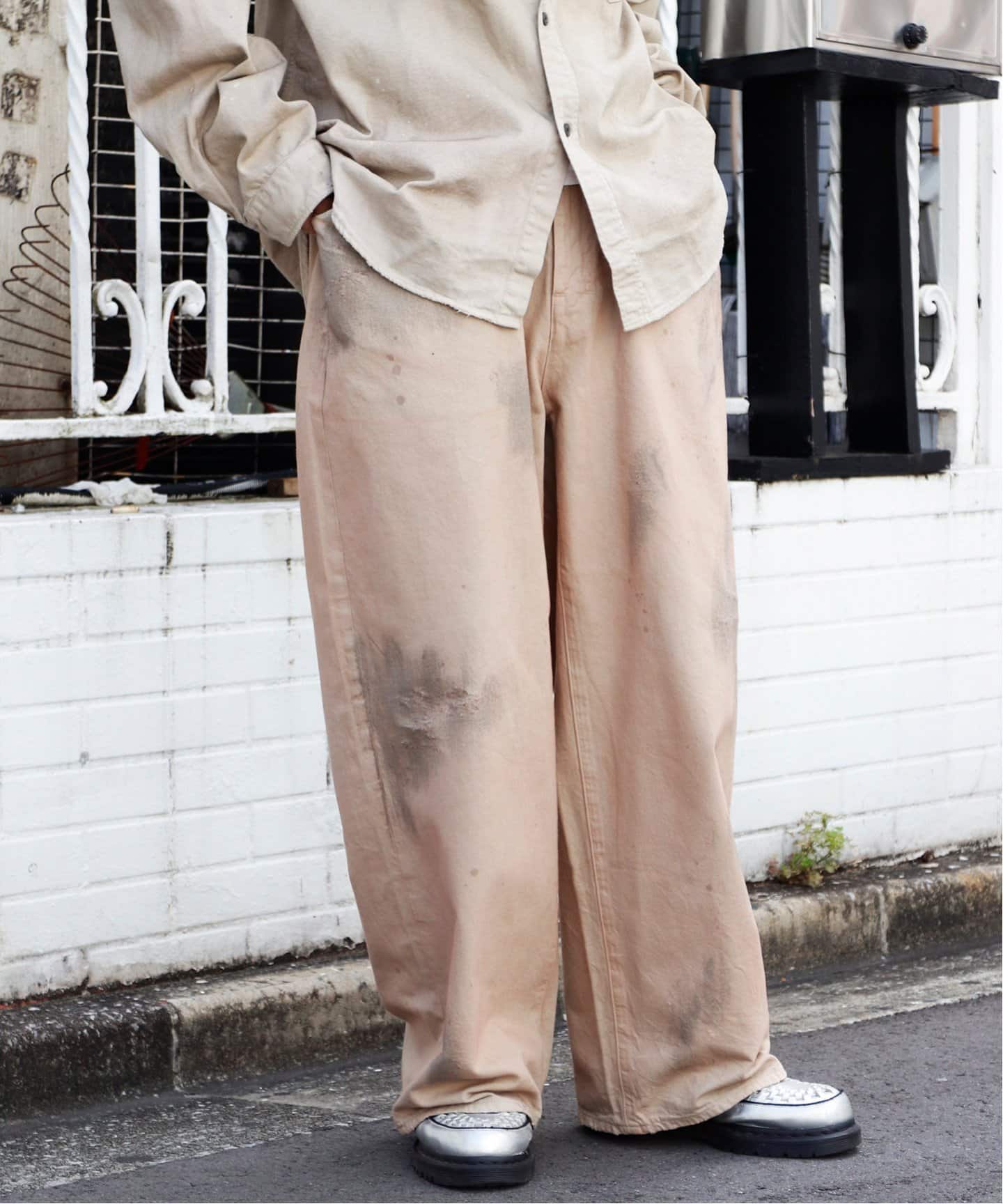 ANCELLM / アンセルム DENIM WIDE SLACKS（デニムパンツ・ジーンズ