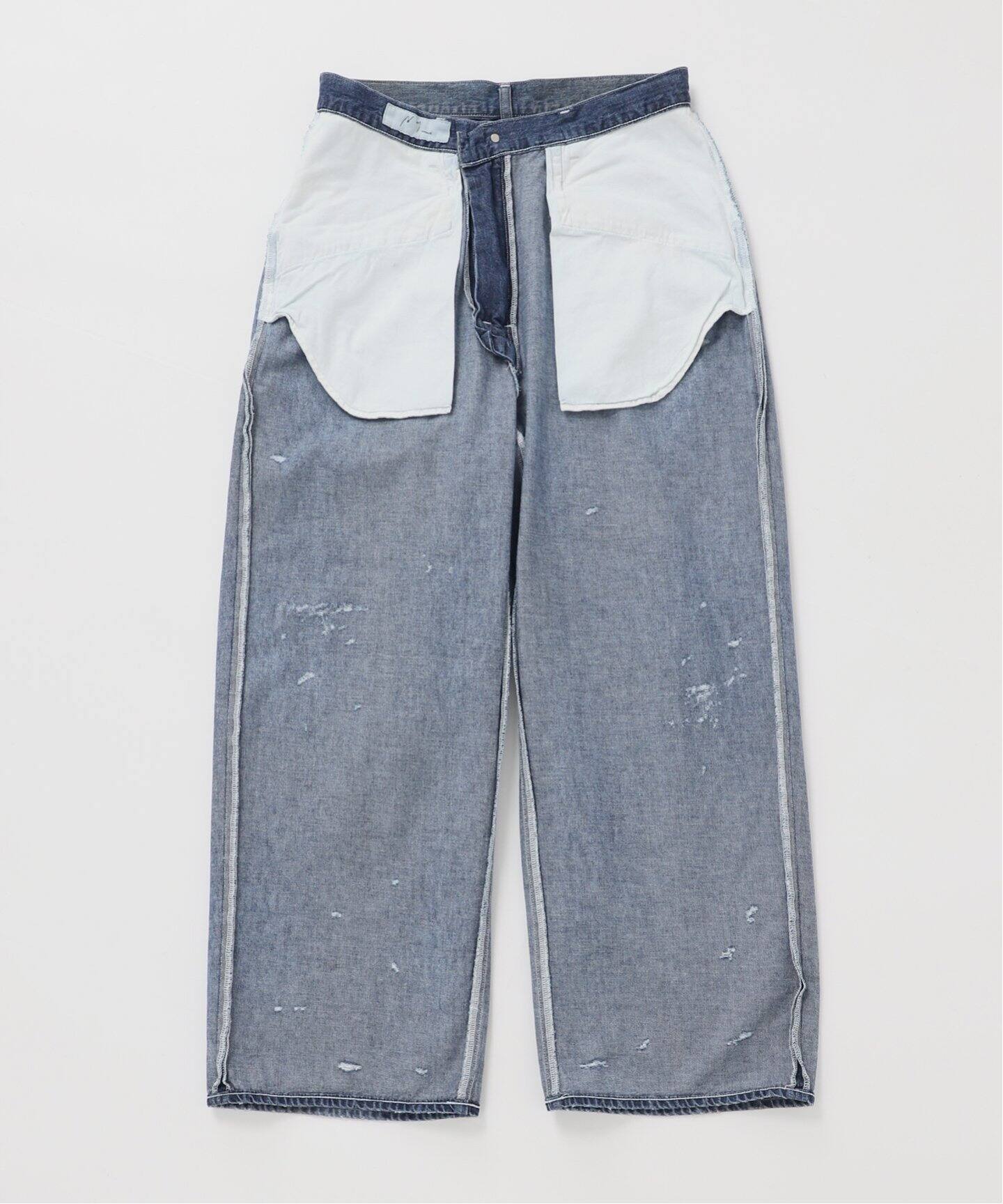 ANCELLM / アンセルム DENIM WIDE SLACKS（デニムパンツ・ジーンズ