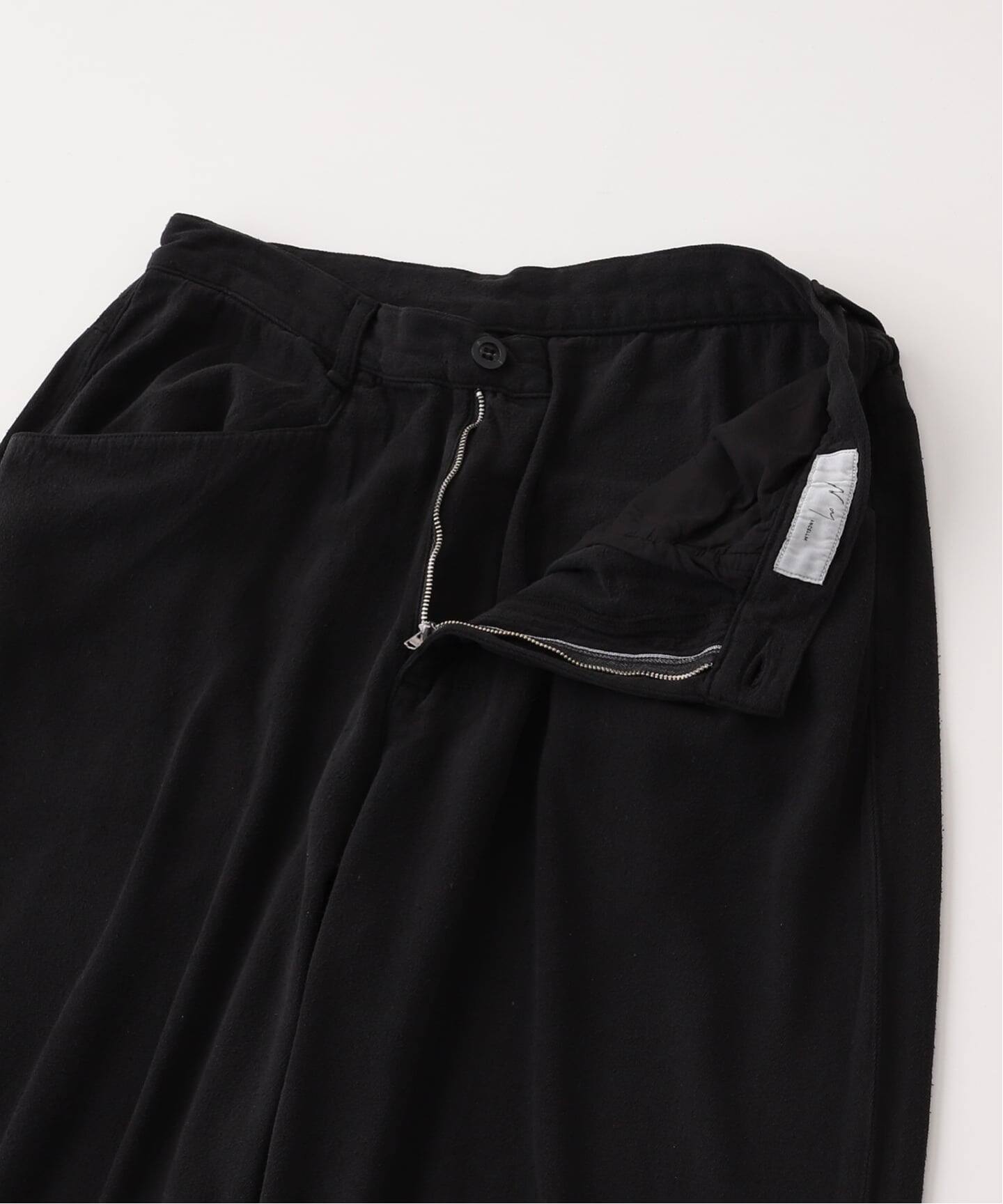ANCELLM / アンセルム SILK WIDE SLACKS(スラックス)|WISM ANCELLM / アンセルム SILK WIDE SLACKS(スラックス)|WISM