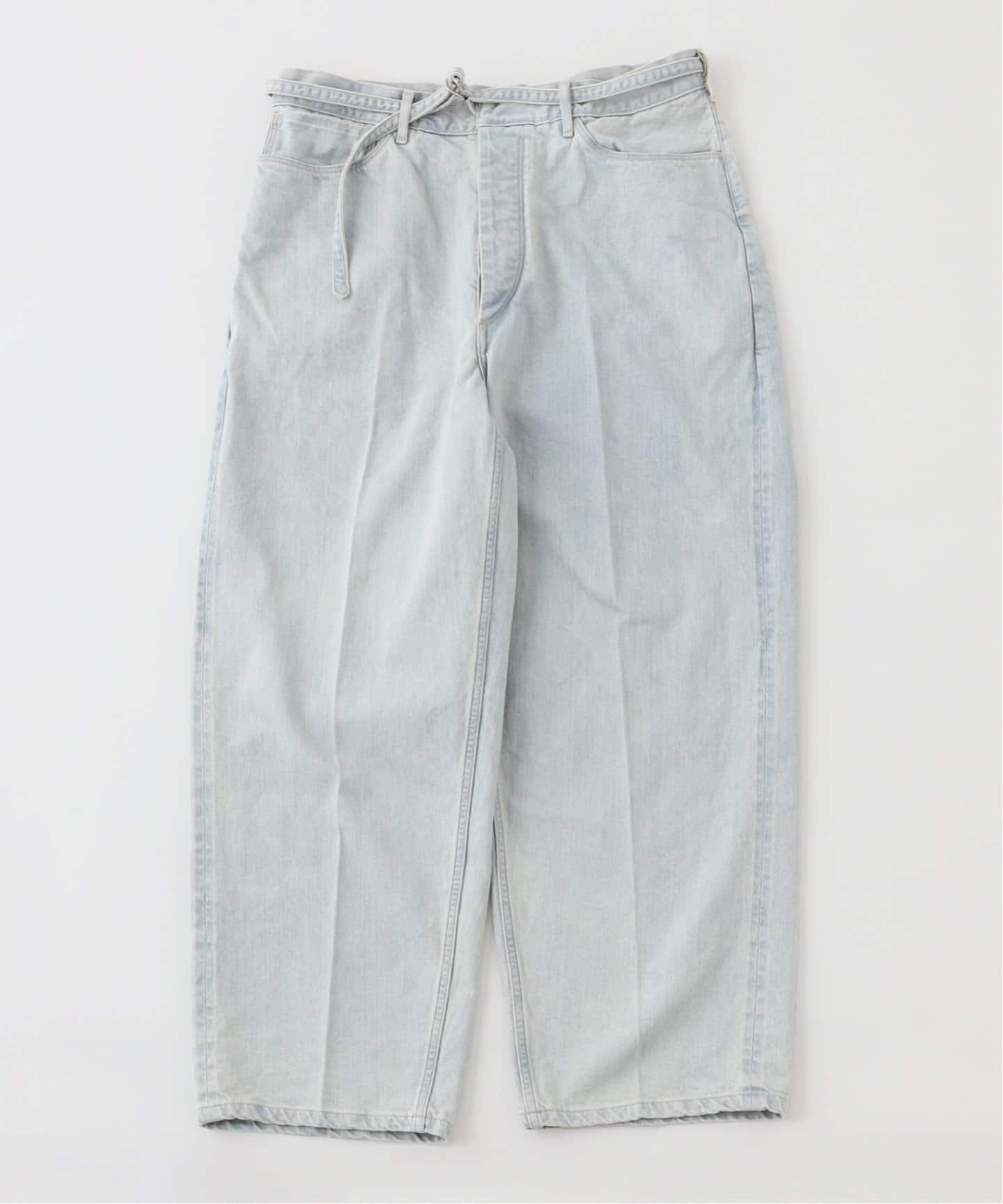 blurhms / ブラームス】 12.9oz Denim Narrow Belted Pants