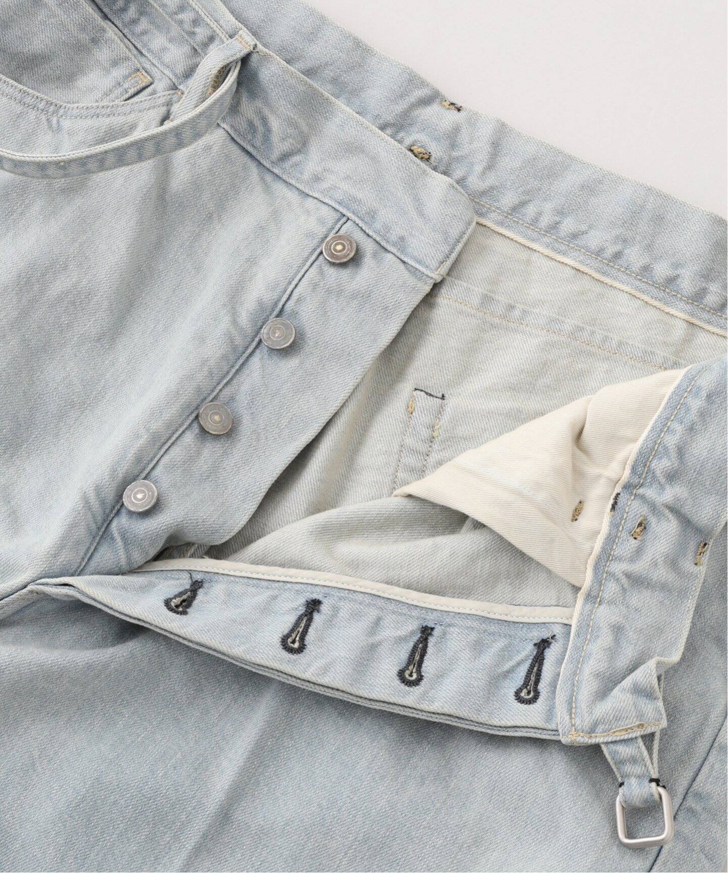 blurhms / ブラームス】 12.9oz Denim Narrow Belted Pants BHS25S0