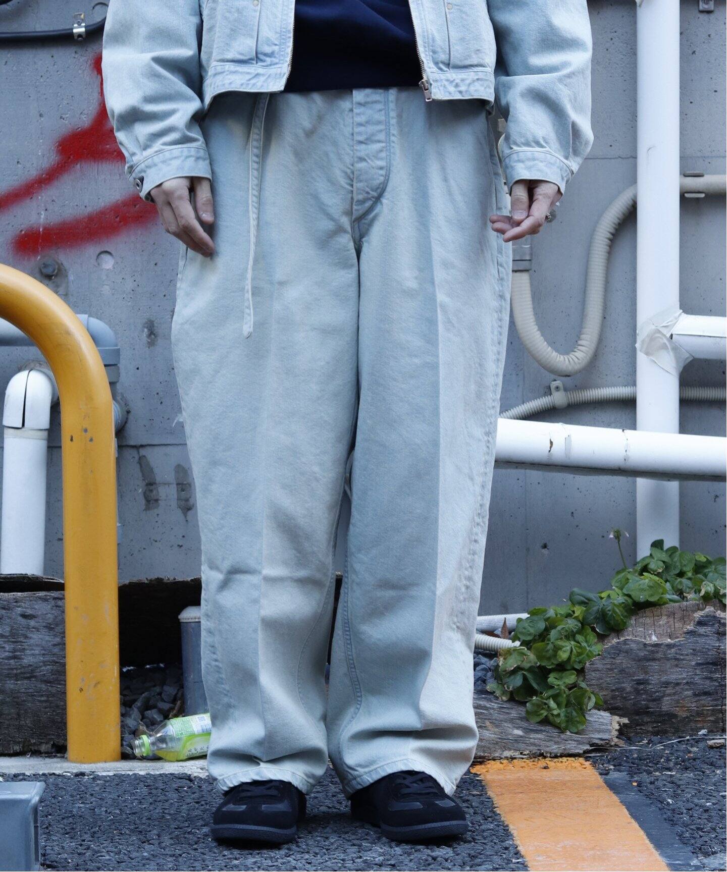 blurhms / ブラームス】 12.9oz Denim Narrow Belted Pants BHS25S0 