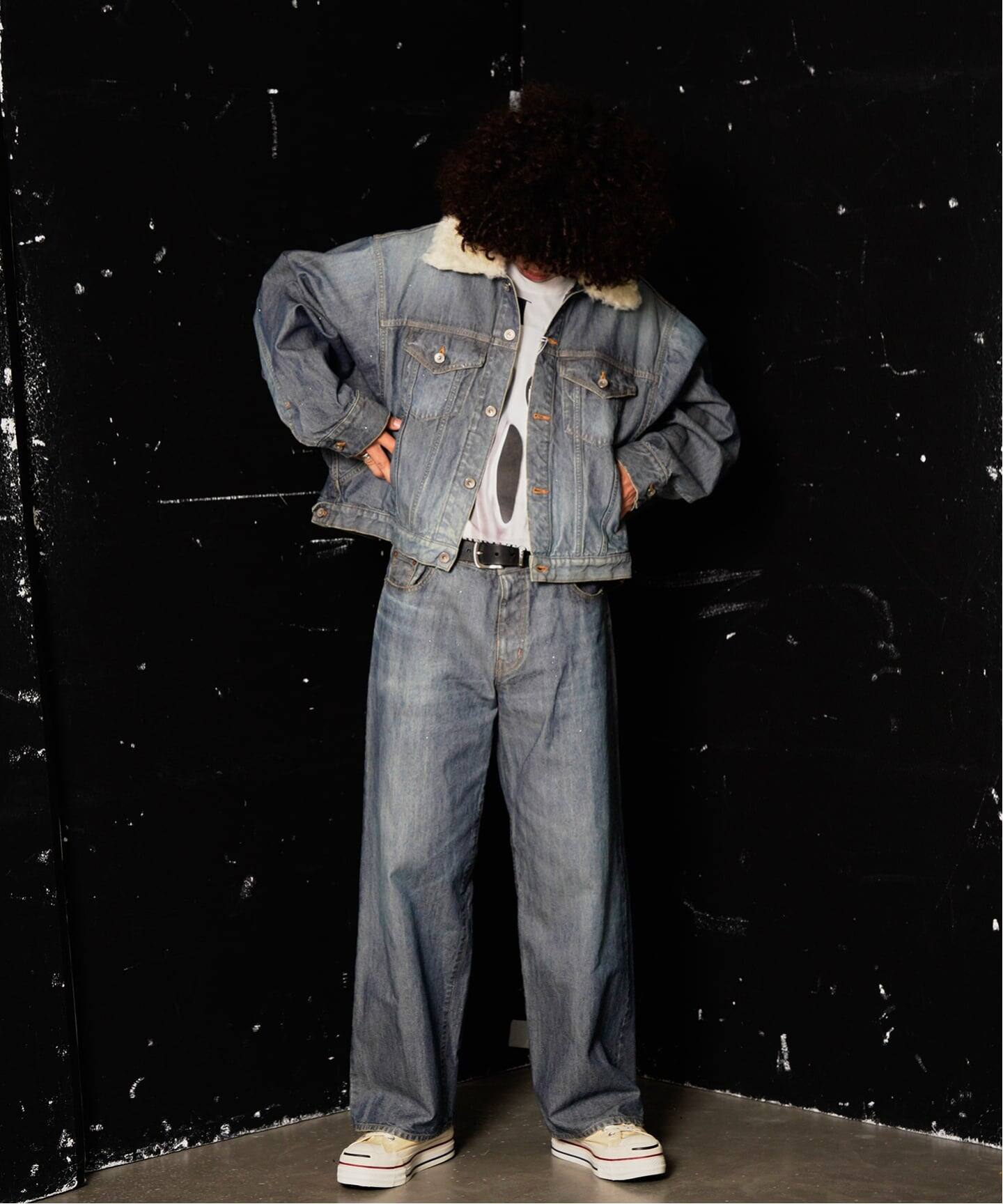 パンツ doublet denim MOSS-GROWN DENIM PANTS-モスグローンデニムデニムパンツ-doublet