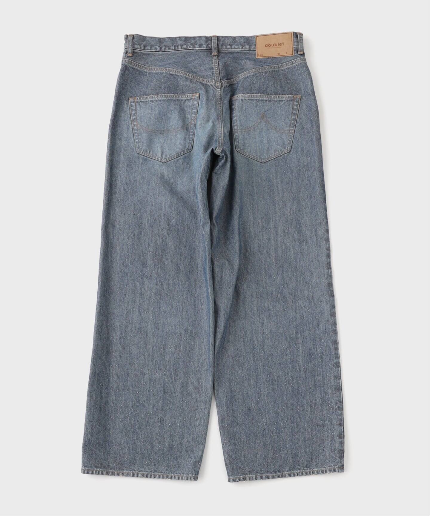 doublet ダブレット25AW WOVENSEQUIN DENIMPANTS doublet / ダブレット WOVEN SEQUIN DENIM PANTS（スラックス）｜WISM