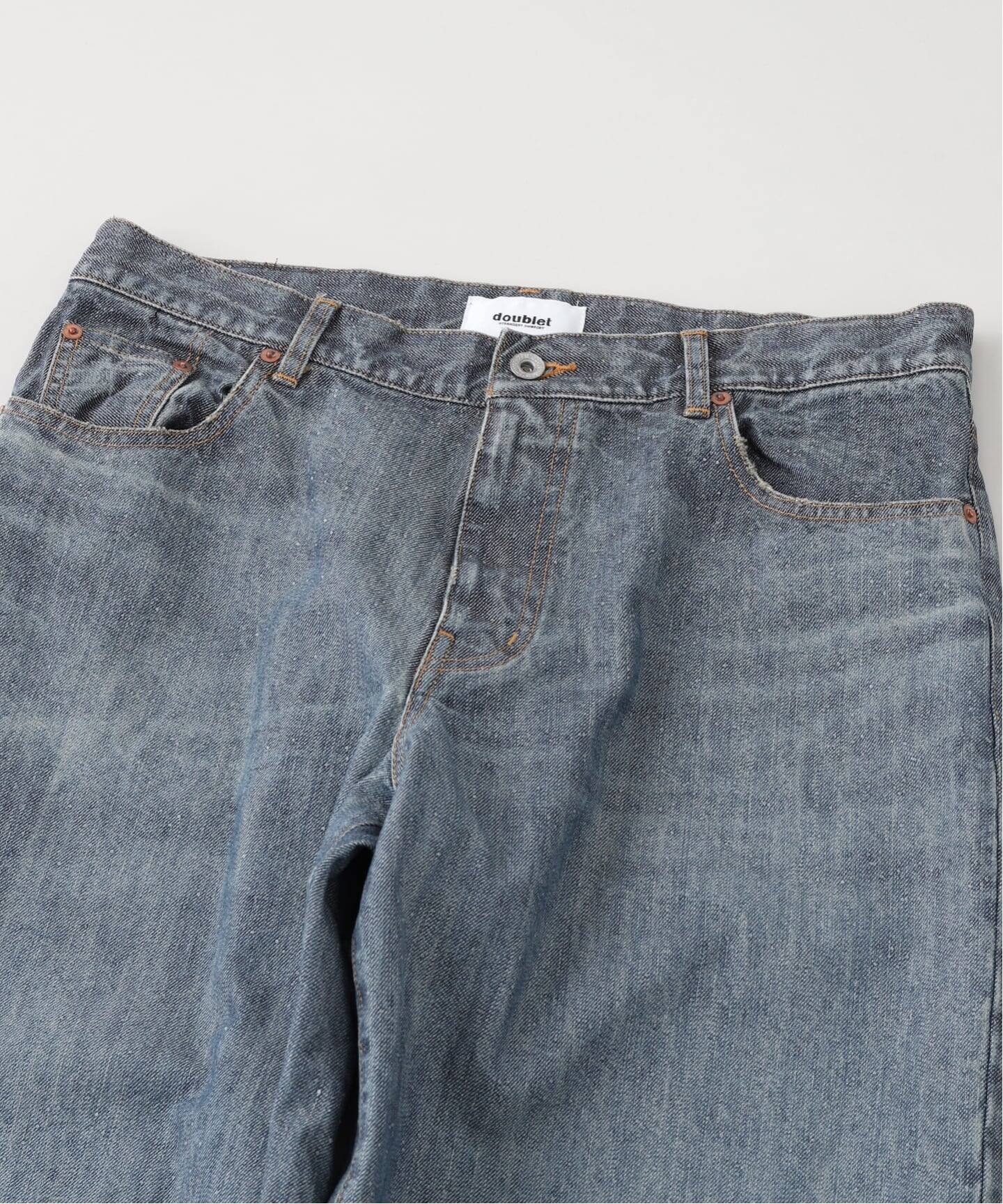 doublet / ダブレット WOVEN SEQUIN DENIM PANTS（スラックス）｜WISM