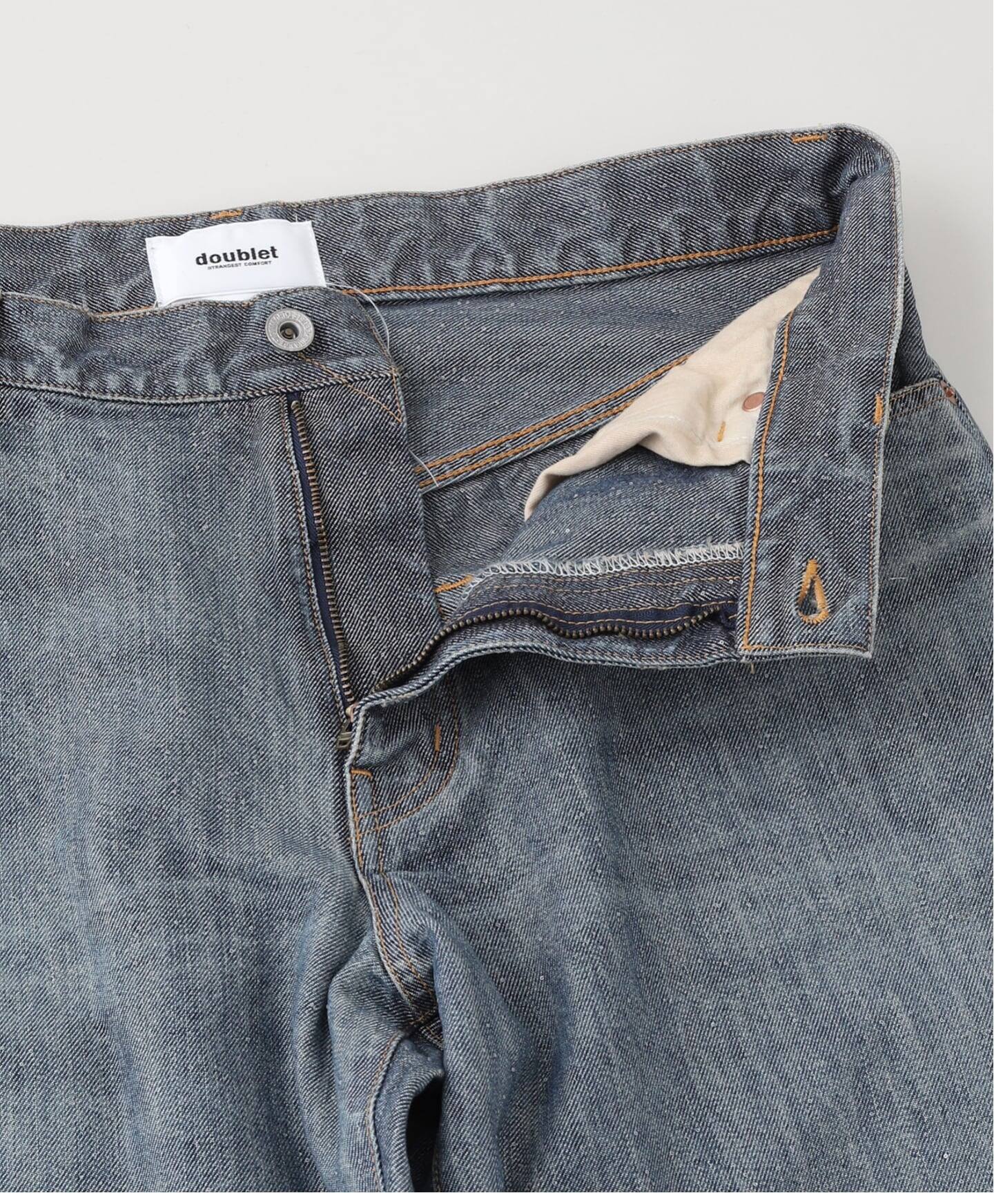 doublet / ダブレット WOVEN SEQUIN DENIM PANTS（スラックス）｜WISM
