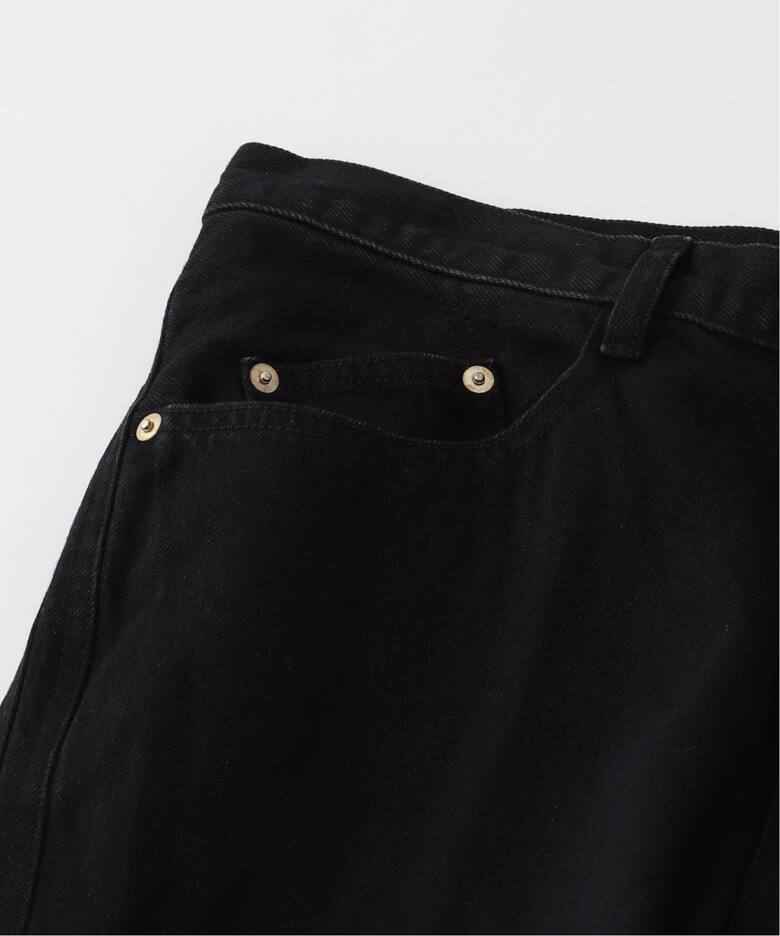NVRFRGT / ネヴァーフォーゲット 3D TWISTED WIDE LEG JEANS F.BLK 