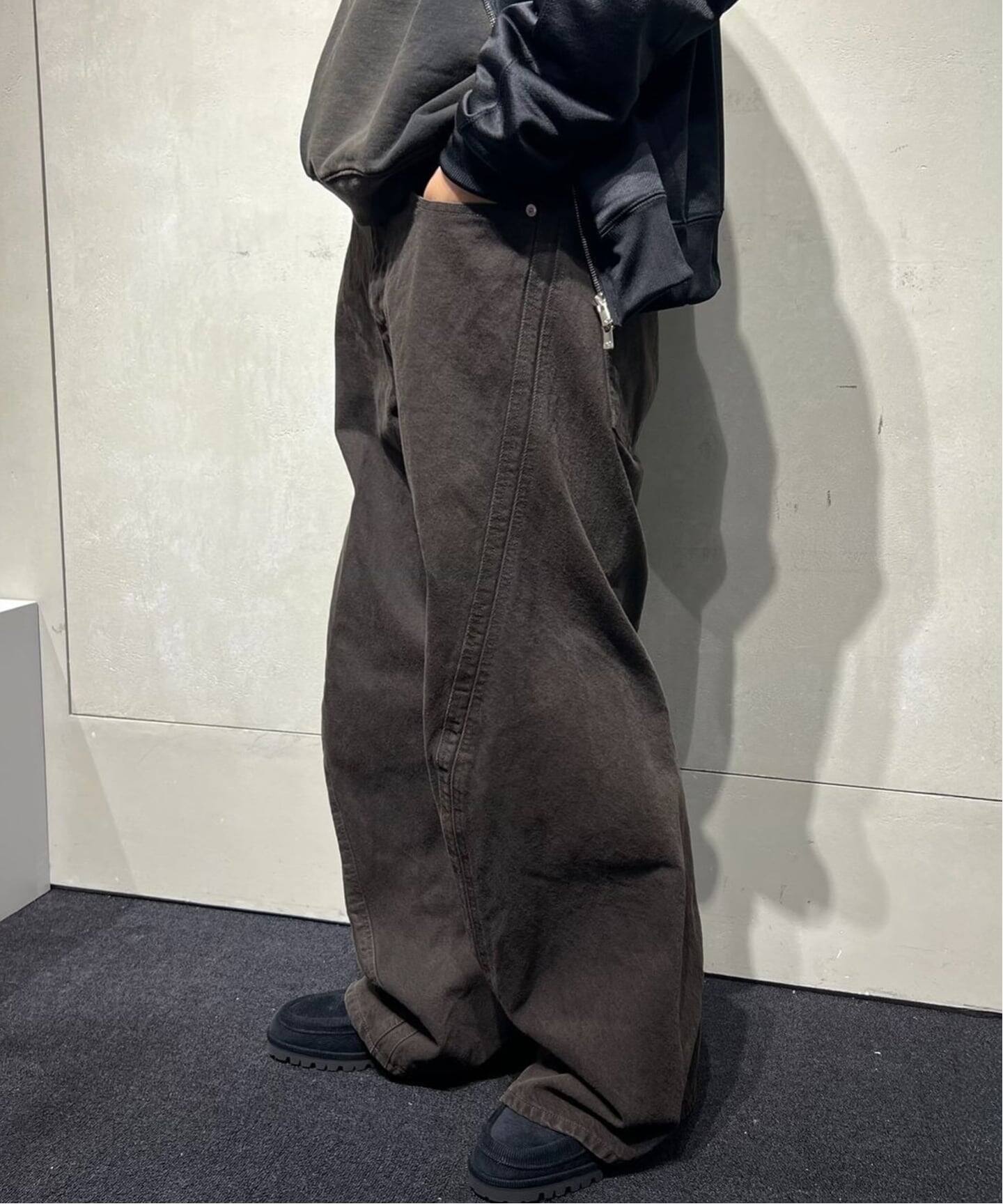 NVRFRGT / ネヴァーフォーゲット 3D TWISTED WIDE LEG JEANS