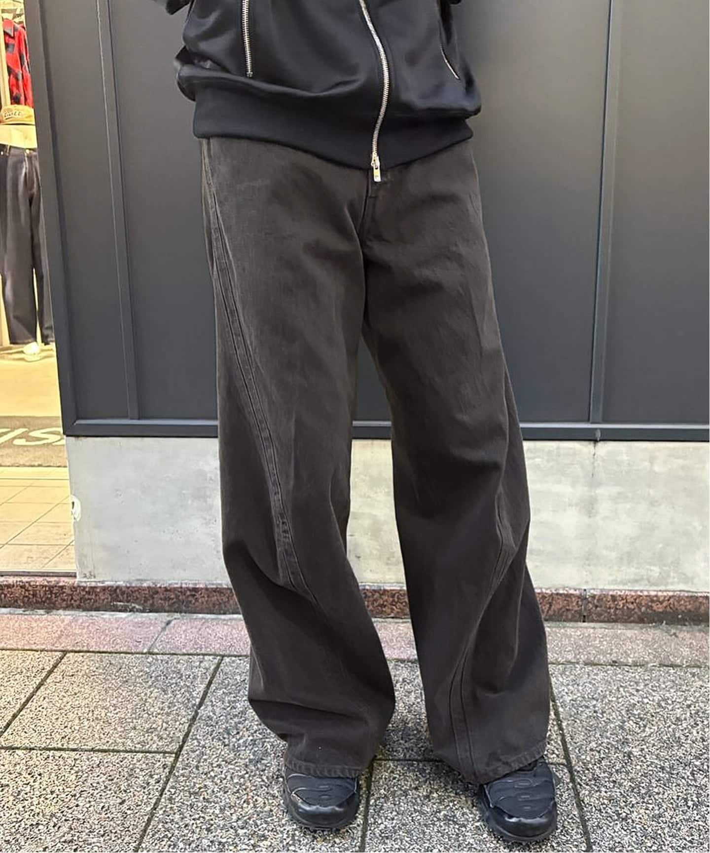 NVRFRGT / ネヴァーフォーゲット 3D TWISTED WIDE LEG JEANS DARK
