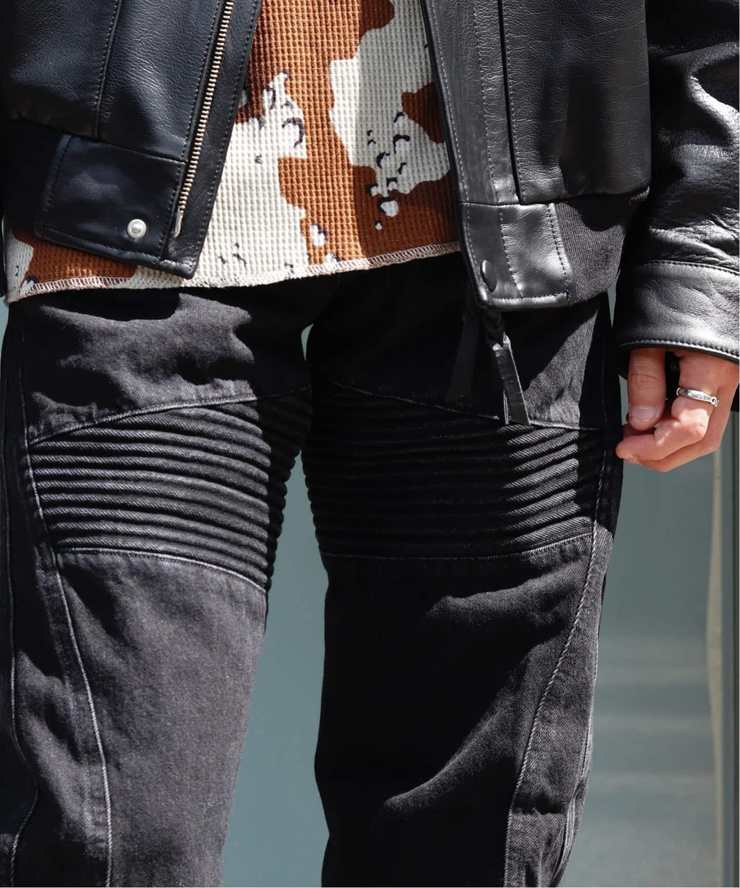 NVRFRGT / ネヴァーフォーゲット 3D TWISTED MOTO JEANS（デニム