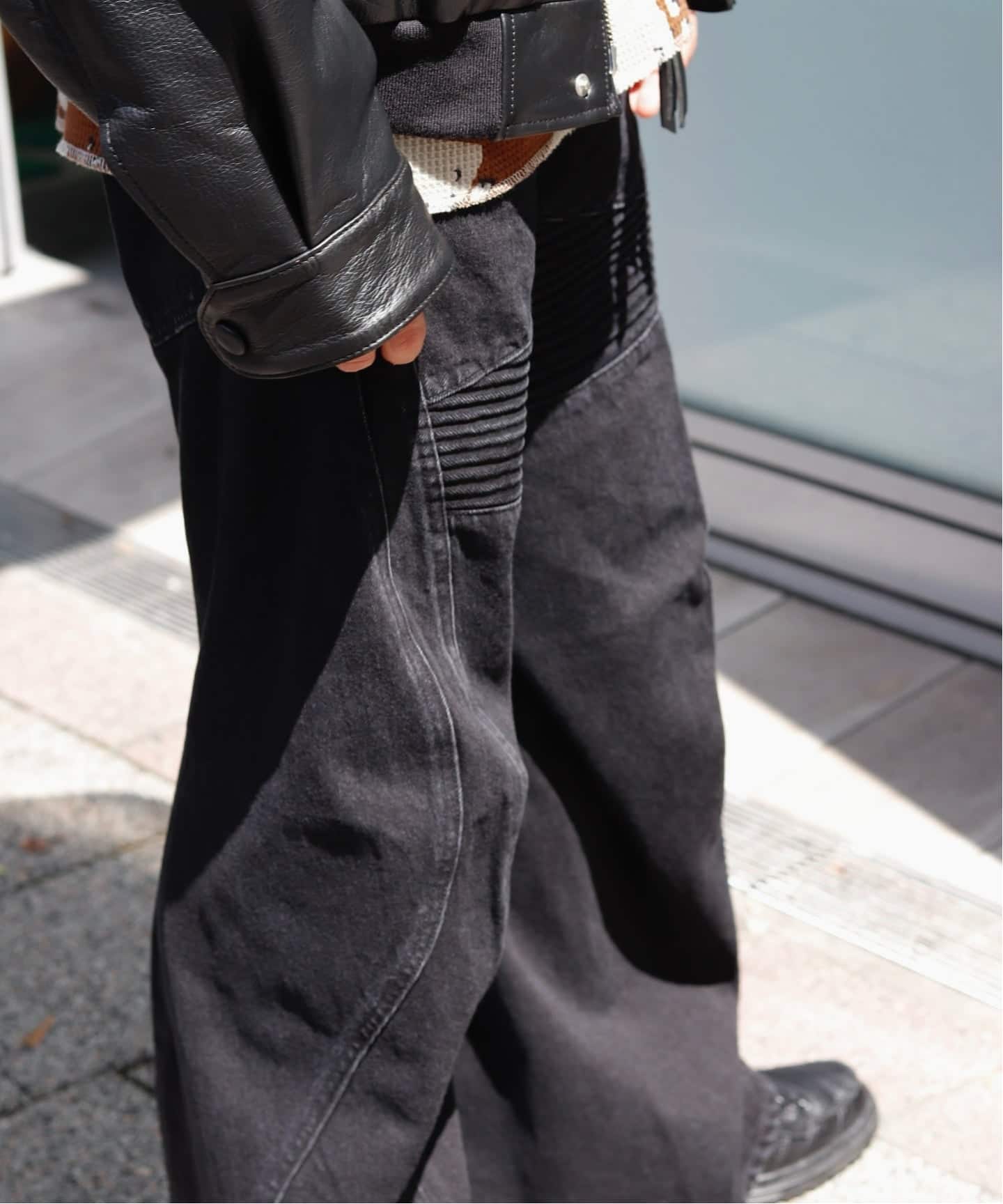 NVRFRGT / ネヴァーフォーゲット 3D TWISTED MOTO JEANS（デニムパンツ