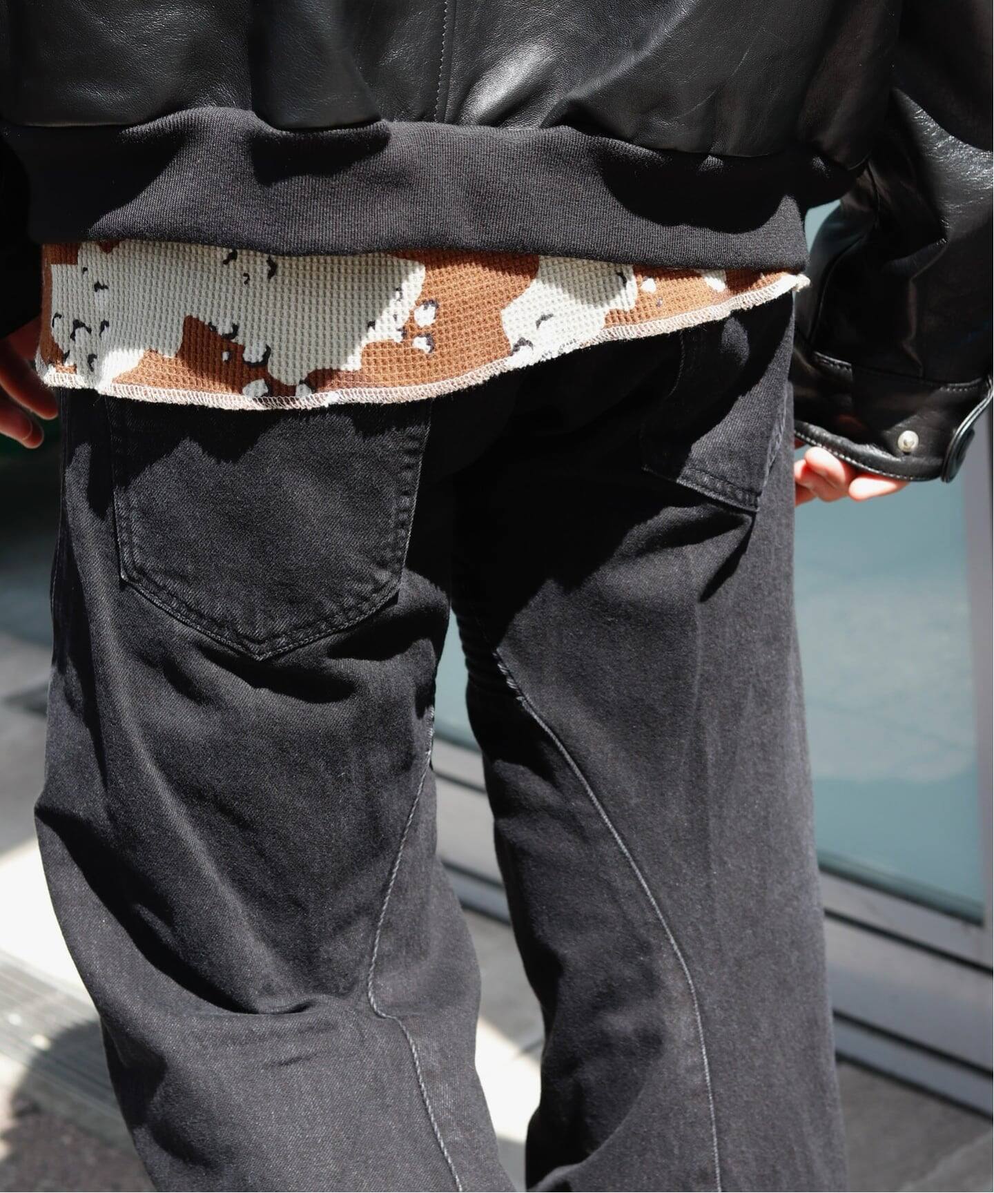 NVRFRGT / ネヴァーフォーゲット 3D TWISTED MOTO JEANS（デニムパンツ