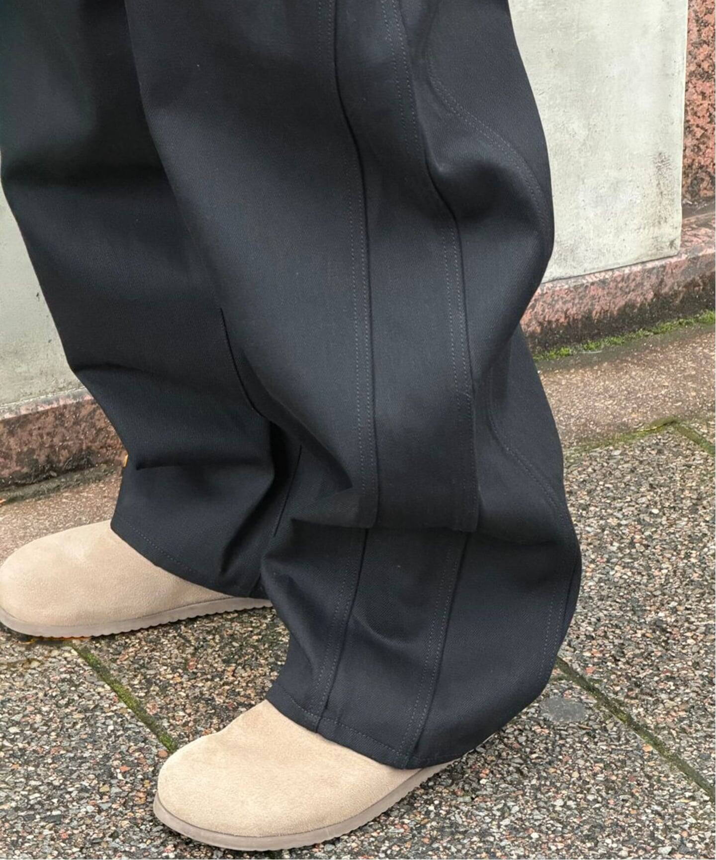ROTOL / ロトル TRIPLE SEAMS 6P DENIM WIDE BLACK（デニムパンツ