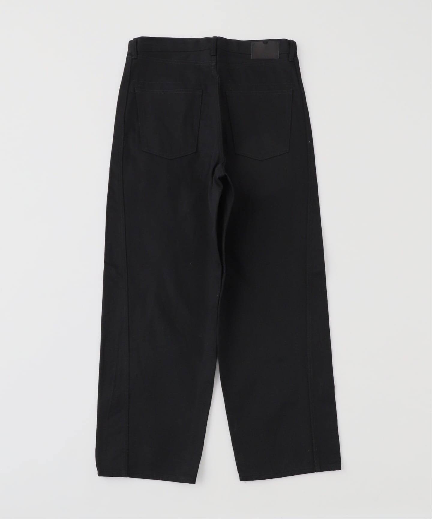 ROTOL / ロトル TRIPLE SEAMS 6P DENIM WIDE BLACK（デニムパンツ
