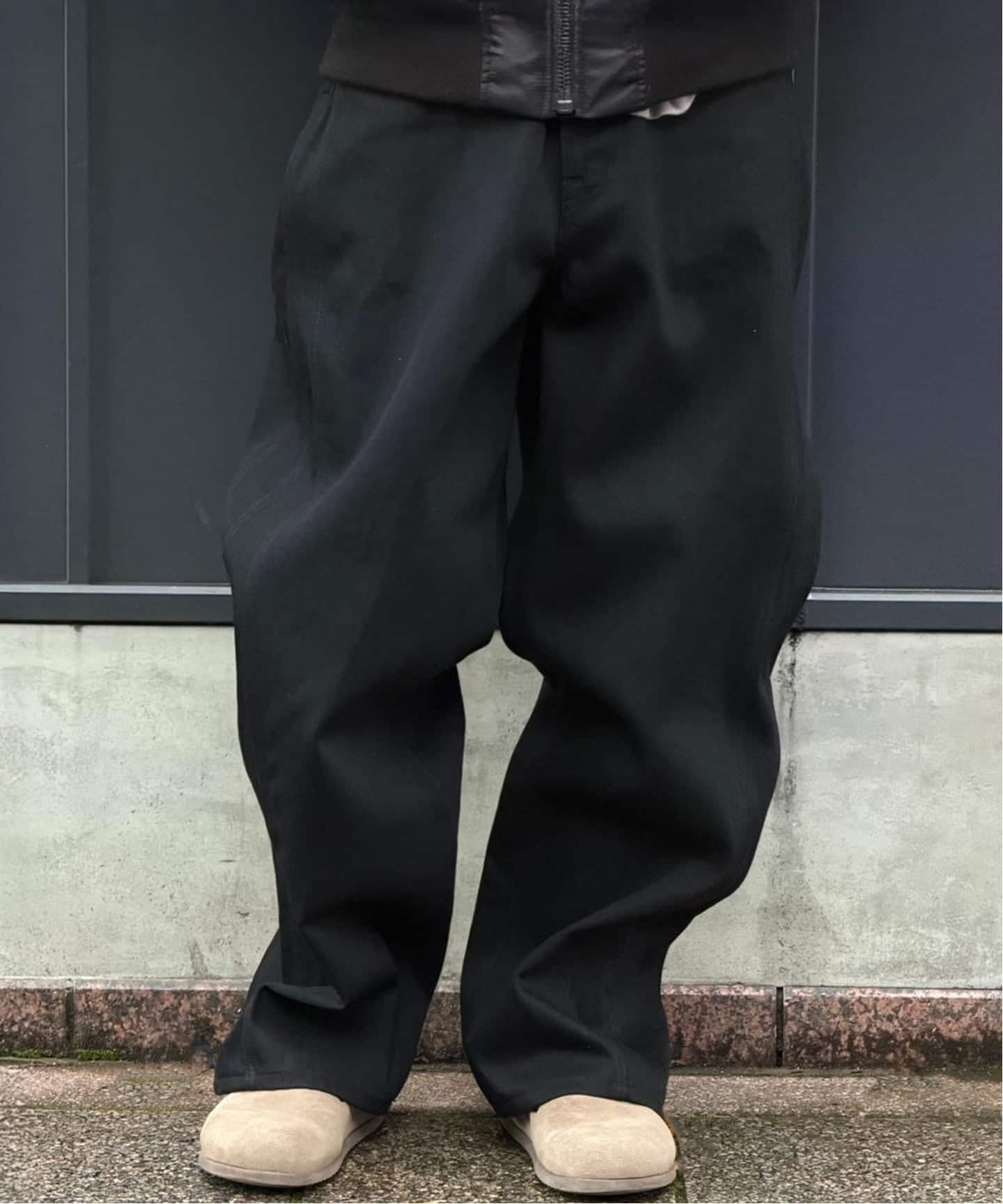 ROTOL / ロトル TRIPLE SEAMS 6P DENIM WIDE BLACK（デニムパンツ